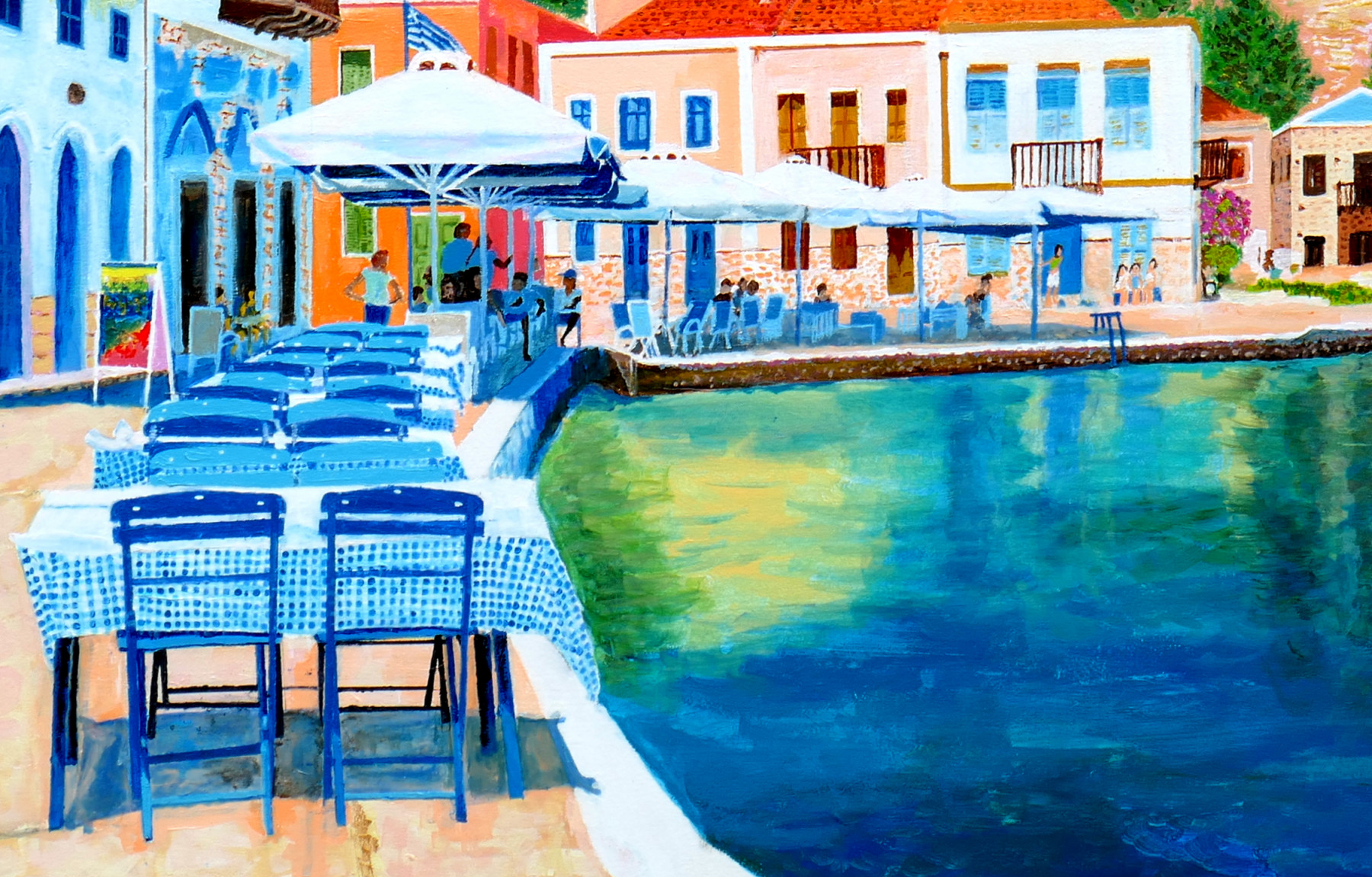 Pascal Poutchnine, Kastellorizo, painting - Artalistic online contemporary art buying and selling gallery