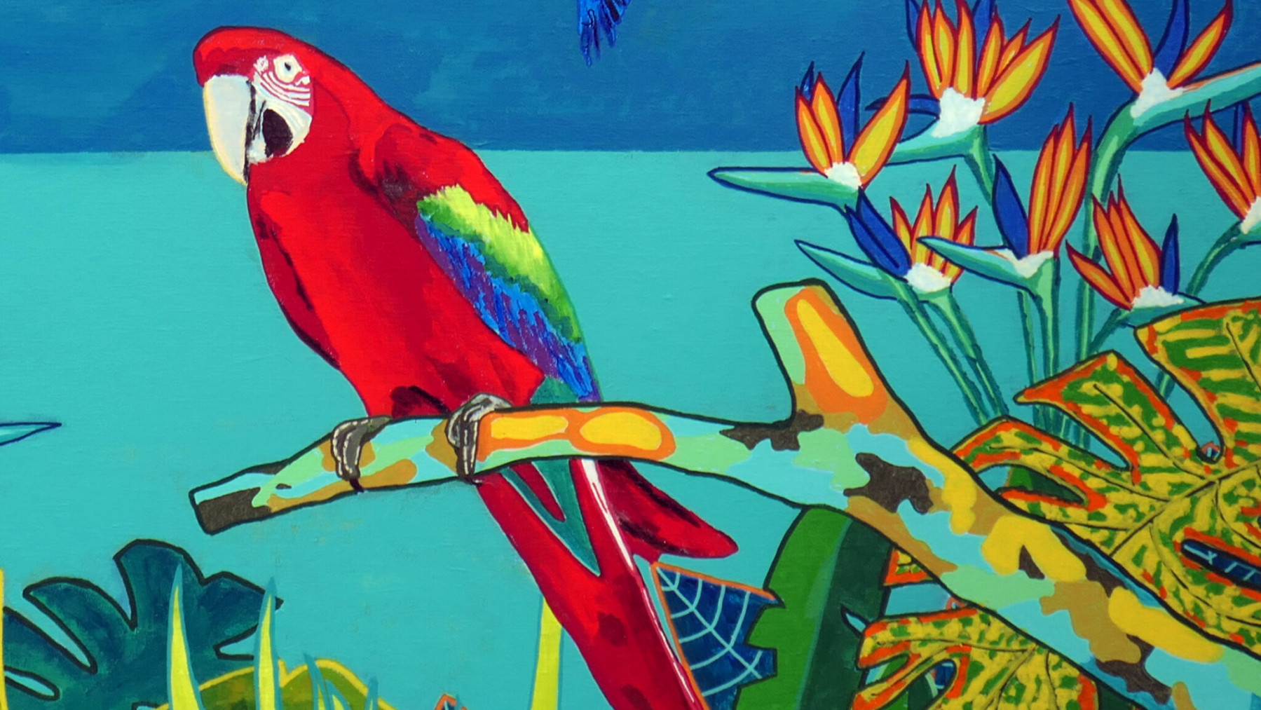 Pascal Poutchnine, True ara, painting - Artalistic online contemporary art buying and selling gallery