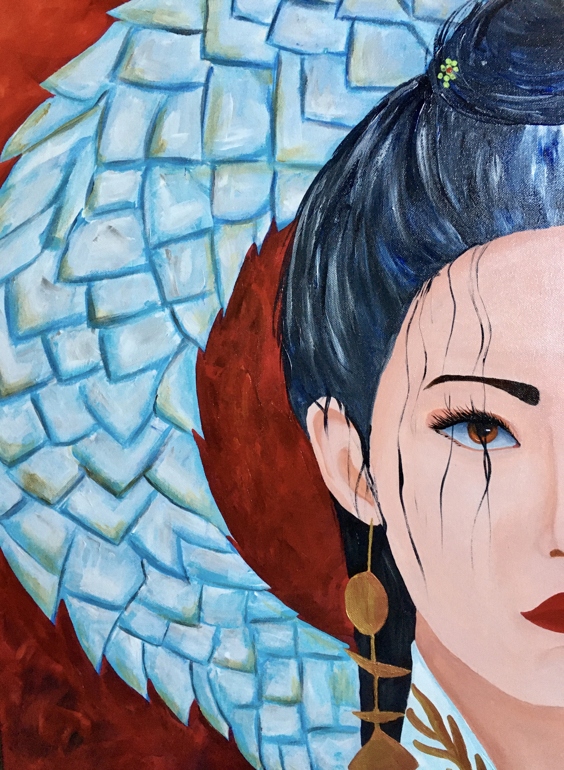 Françoise Augustine, Daenerys, painting - Artalistic online contemporary art buying and selling gallery