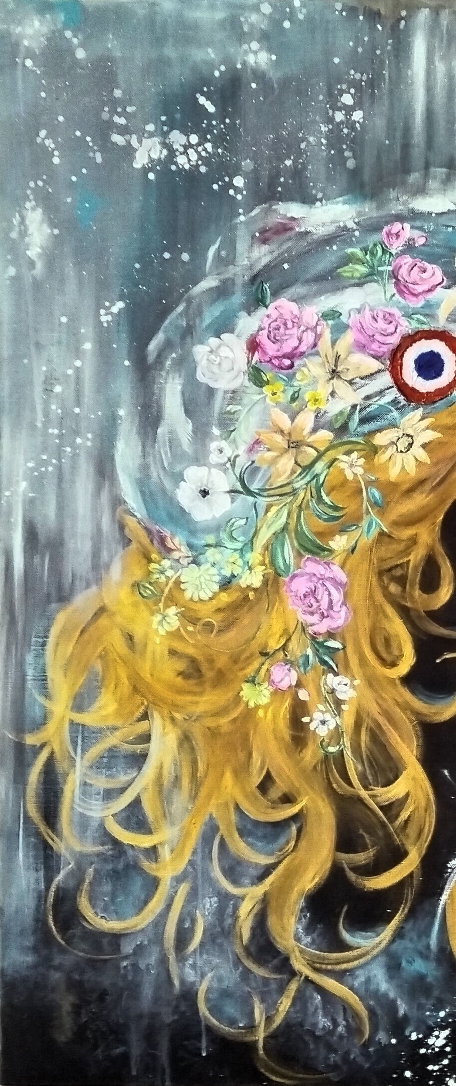 Anne Robin, la larme de Marianne, painting - Artalistic online contemporary art buying and selling gallery