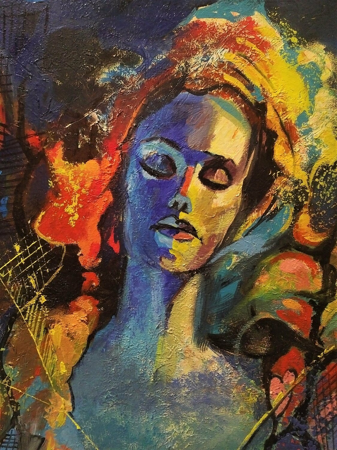 Reneta Isin, Euphoria, painting - Artalistic online contemporary art buying and selling gallery