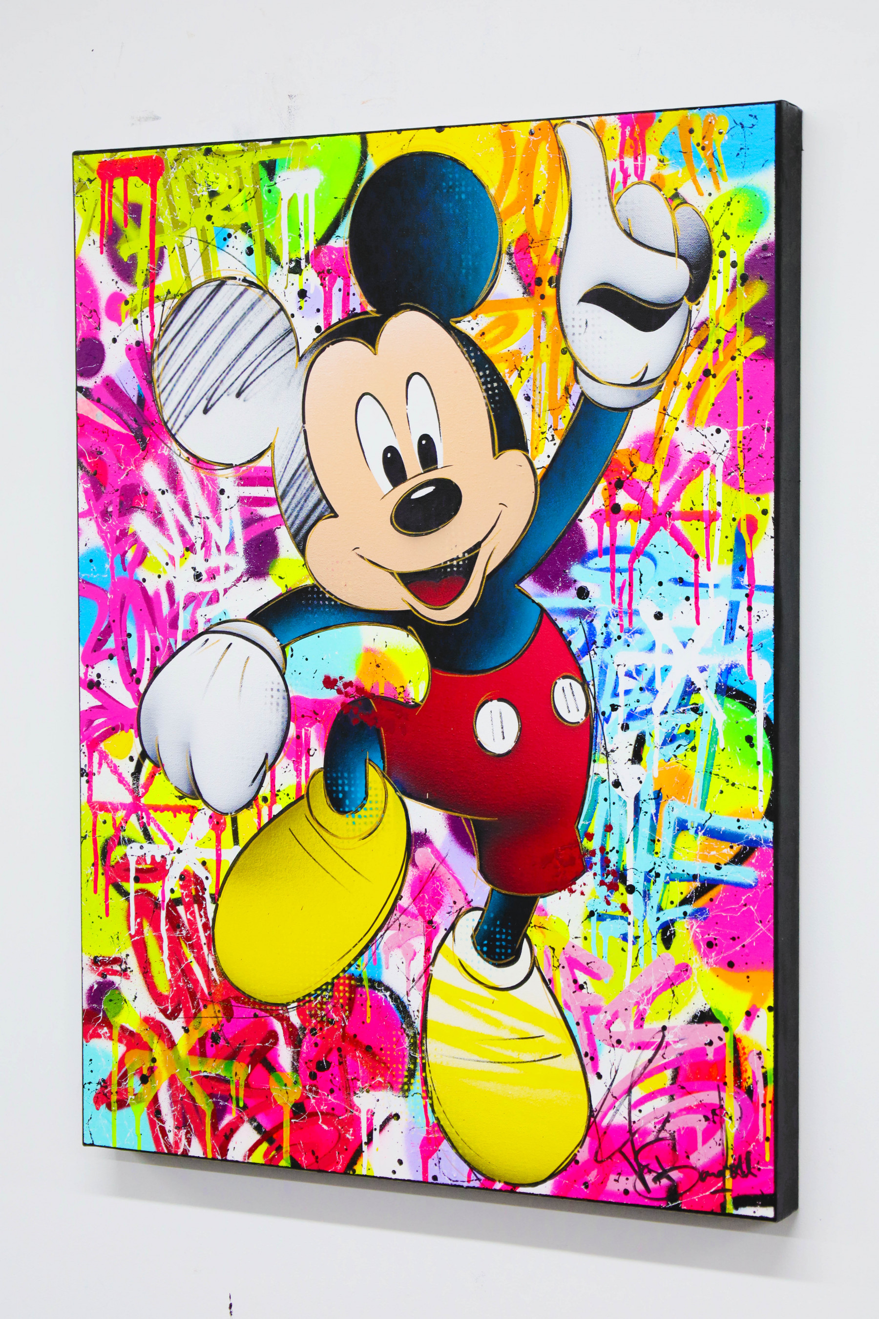 Vincent Bardou, Mickey mouse, painting - Artalistic online contemporary art buying and selling gallery
