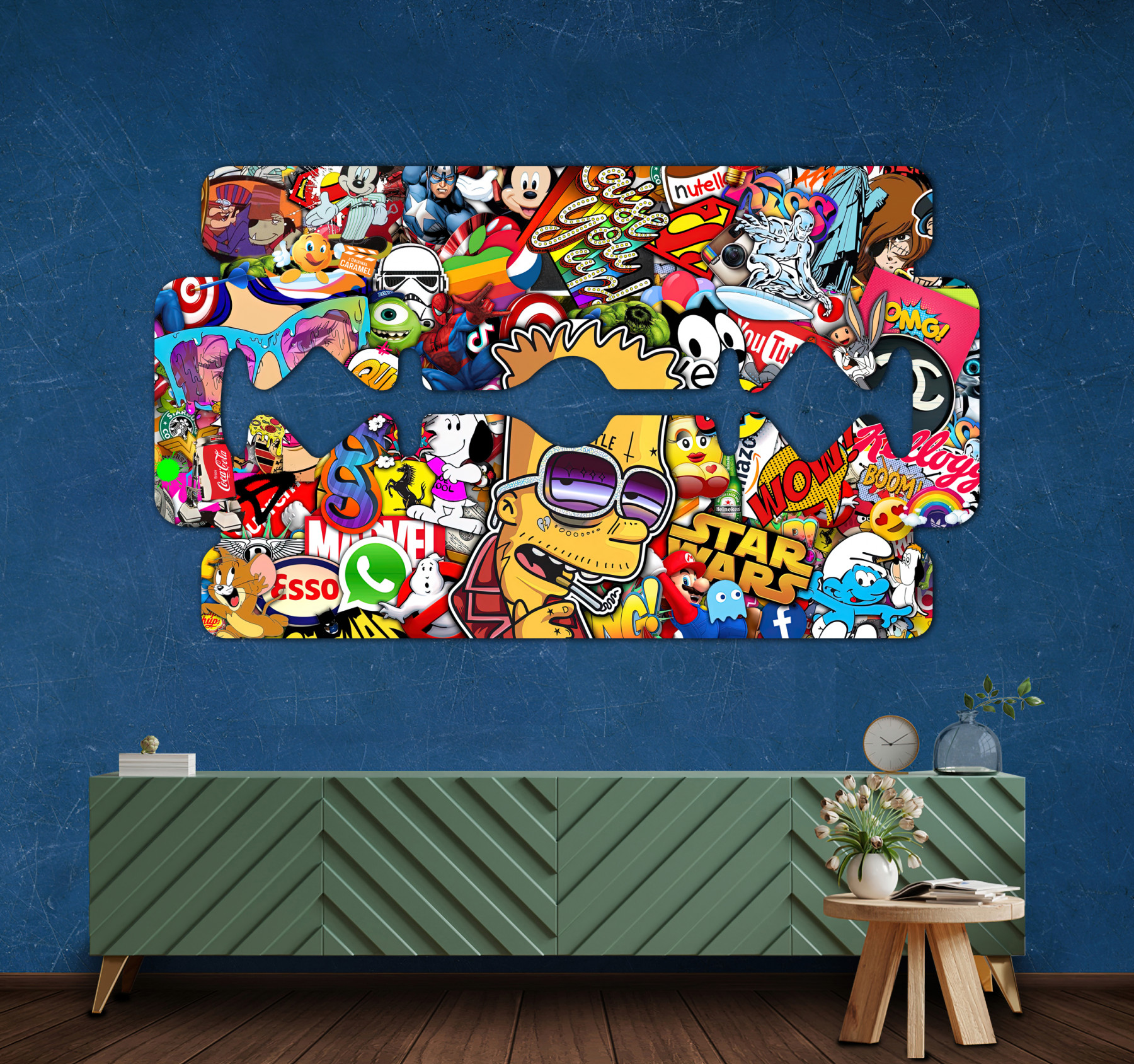 Lascaz, Razor pop, painting - Artalistic online contemporary art buying and selling gallery
