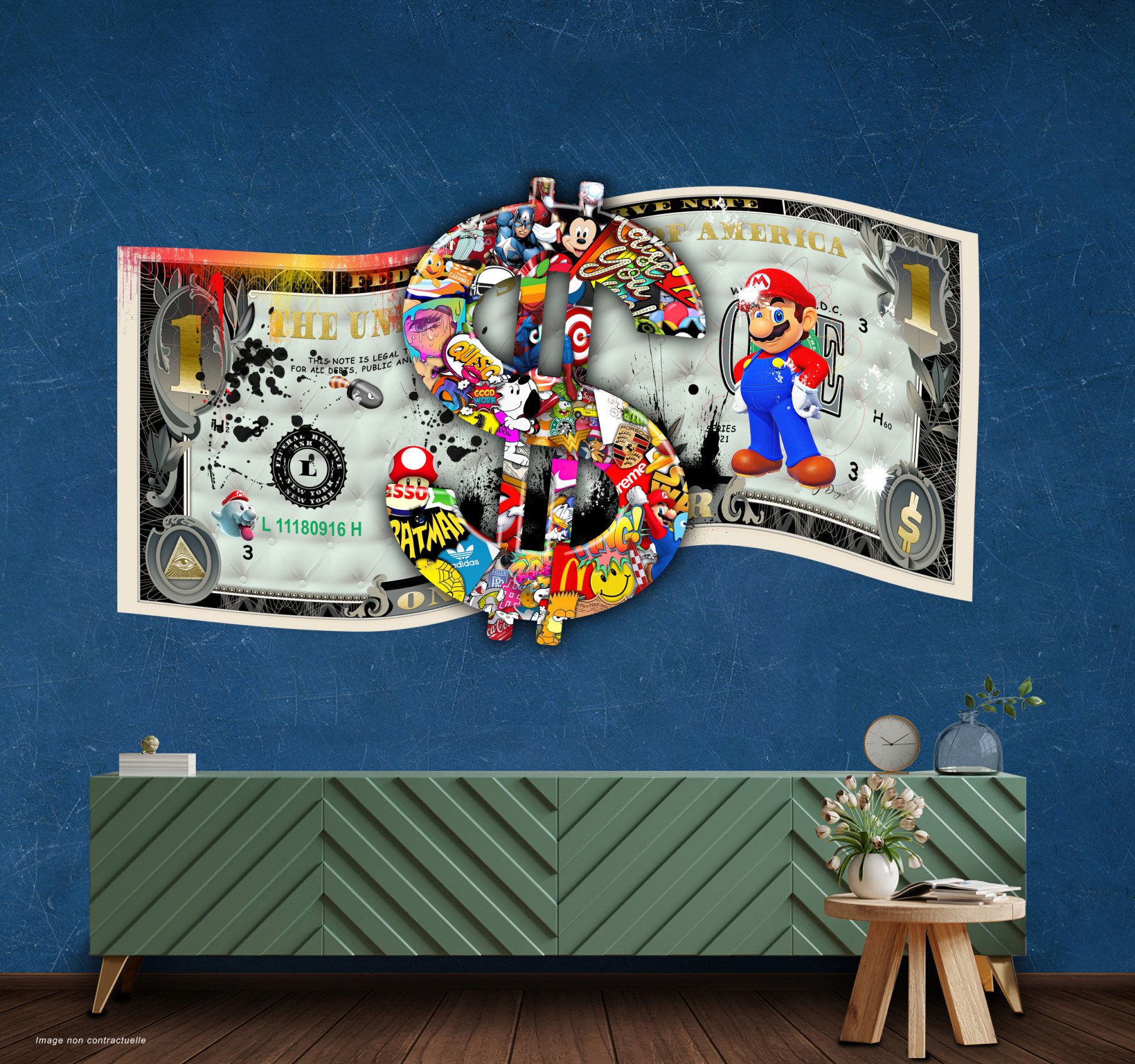 Lascaz, Mario Dollar, painting - Artalistic online contemporary art buying and selling gallery