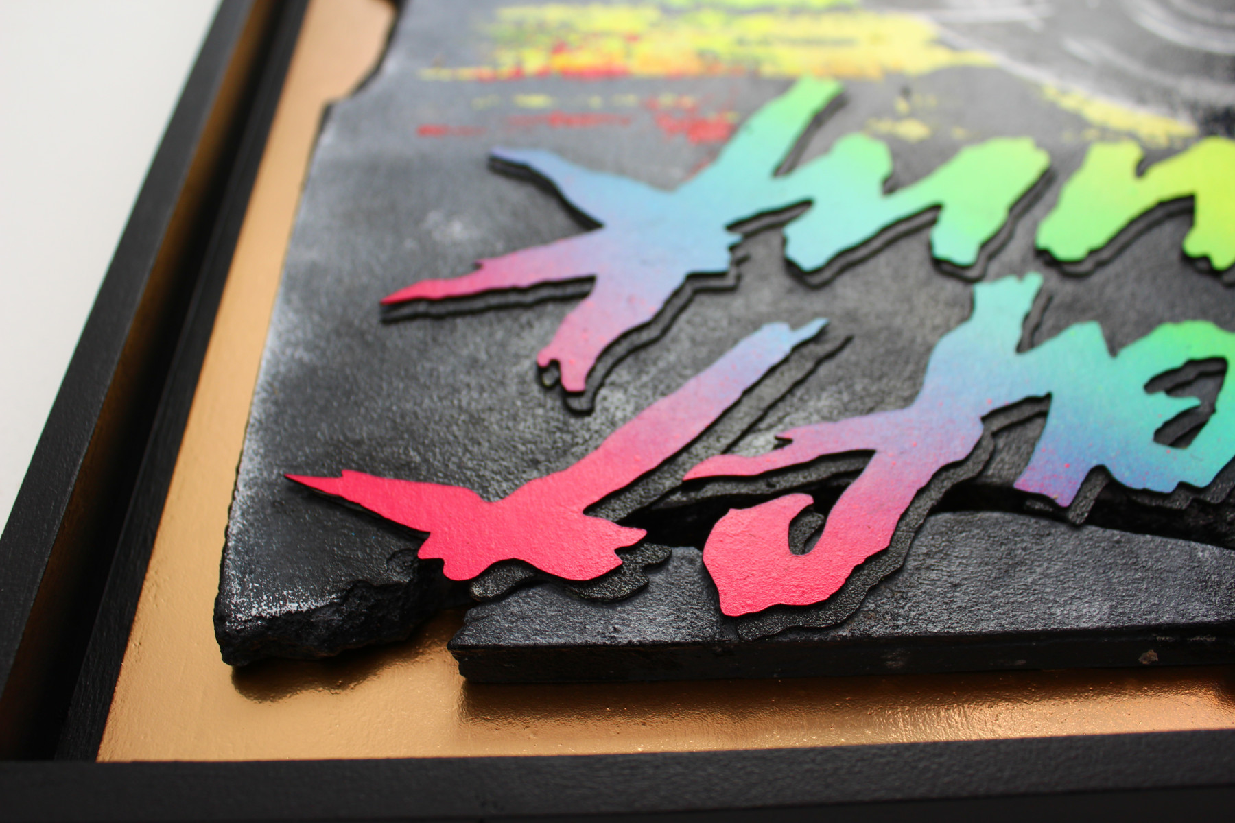 Max Andriot, Daft punk fragment #1, painting - Artalistic online contemporary art buying and selling gallery