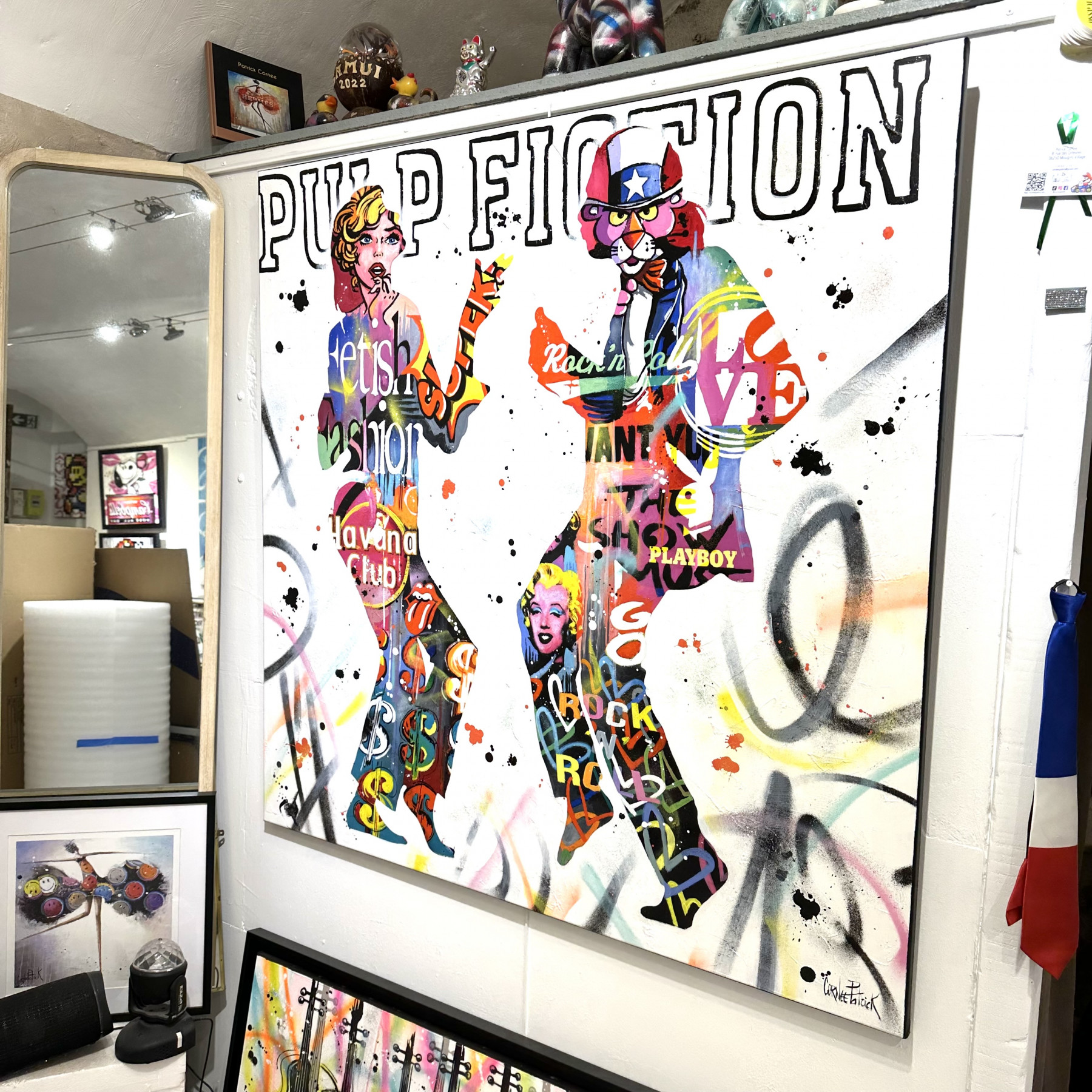 Patrick Cornée, A Pulp fiction, painting - Artalistic online contemporary art buying and selling gallery