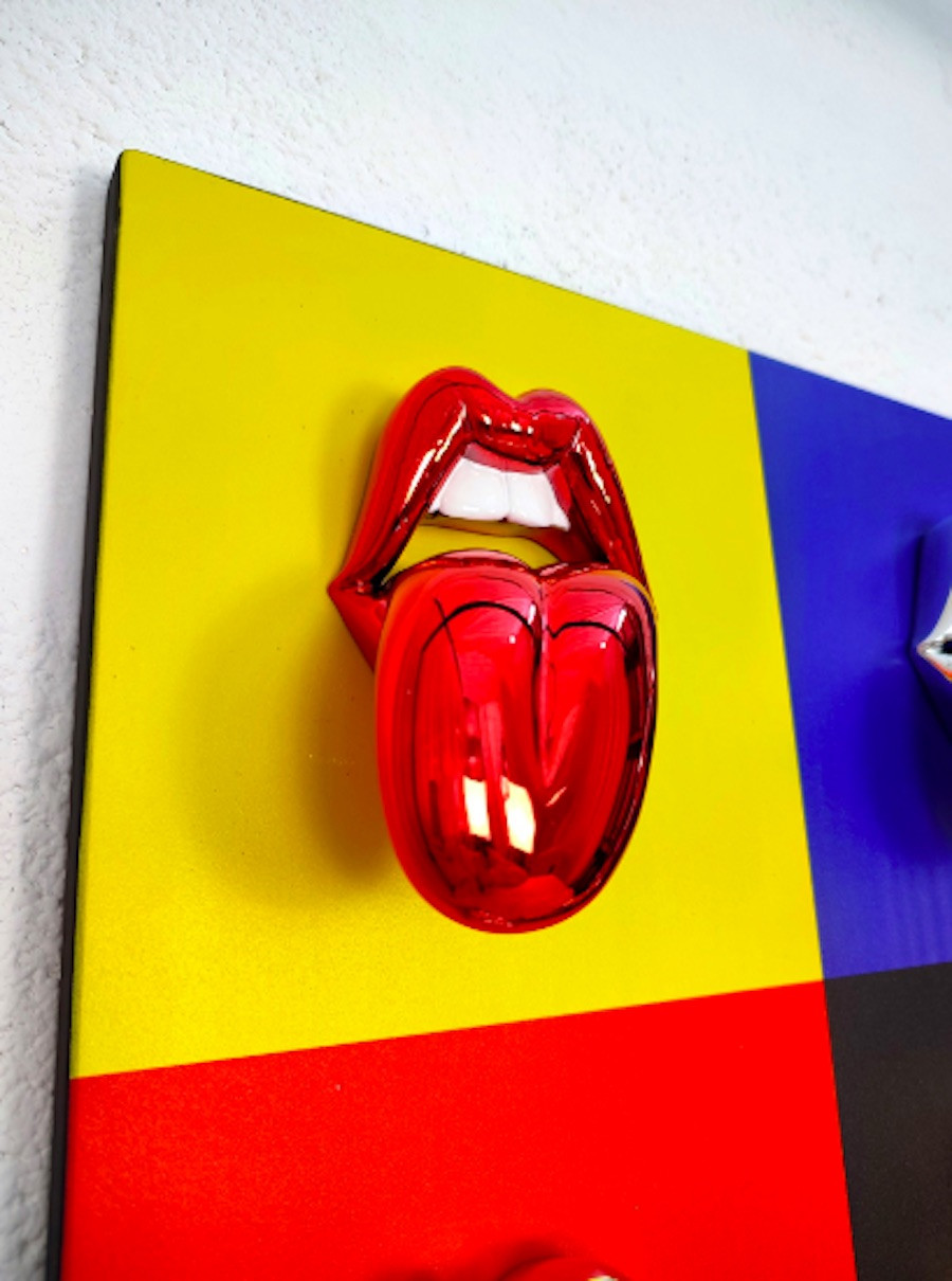Sagrasse, Pop Lips, painting - Artalistic online contemporary art buying and selling gallery