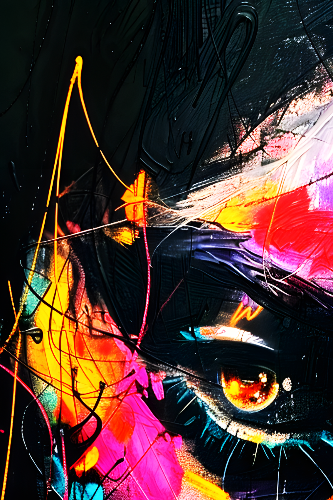Chroma, Enigme violet-jaune, edition - Artalistic online contemporary art buying and selling gallery