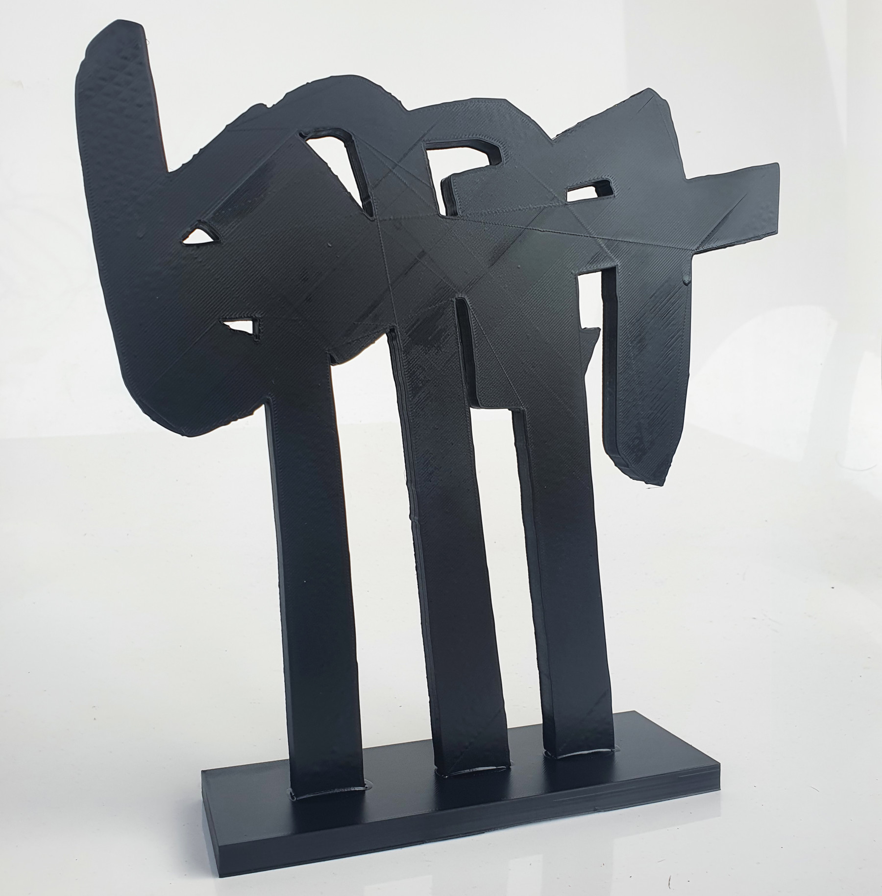 PyB, Outrenoir 2 Soulages, sculpture - Artalistic online contemporary art buying and selling gallery