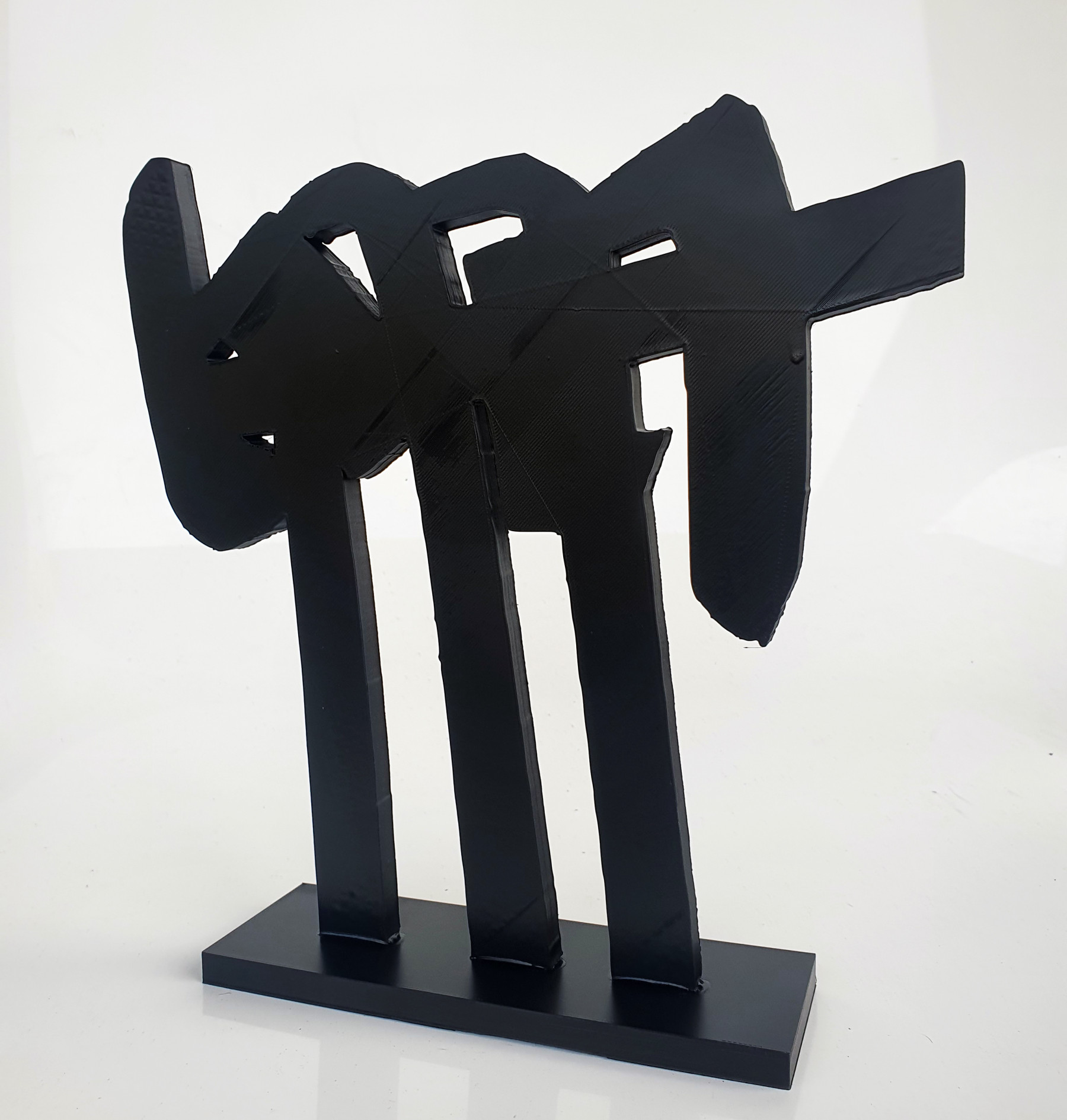 PyB, Outrenoir 2 Soulages, sculpture - Artalistic online contemporary art buying and selling gallery