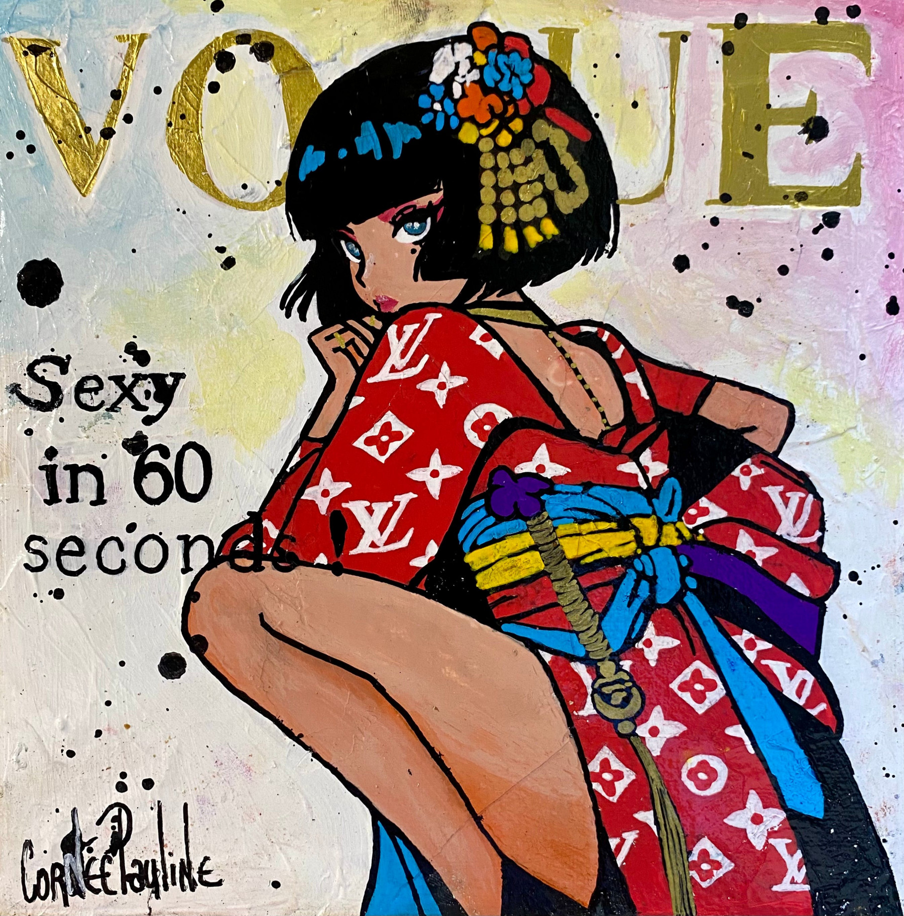 Pauline Cornée, I am sexy, painting - Artalistic online contemporary art buying and selling gallery
