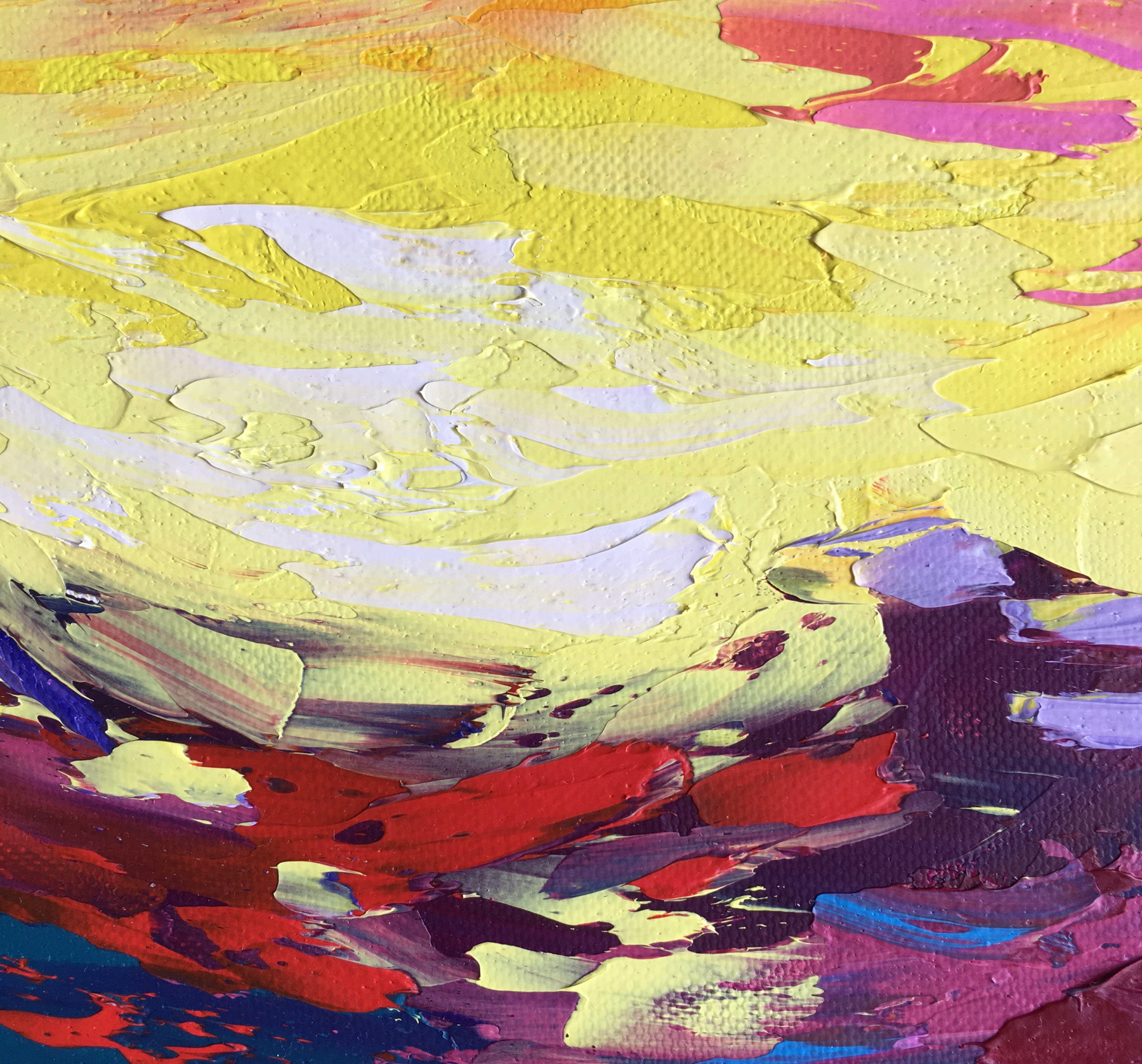 Oxypoint, Blazing Sky, painting - Artalistic online contemporary art buying and selling gallery