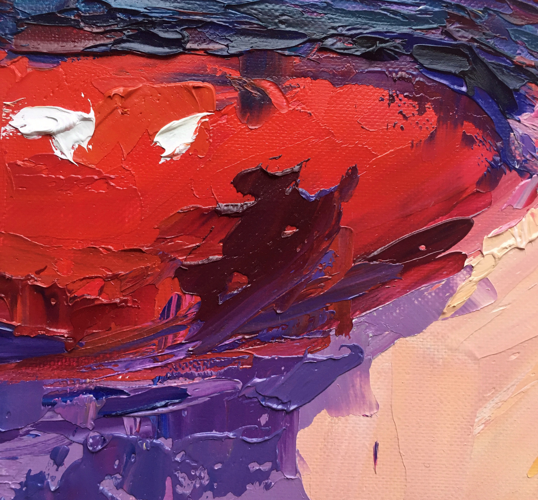 Oxypoint, Scarlet taste, painting - Artalistic online contemporary art buying and selling gallery