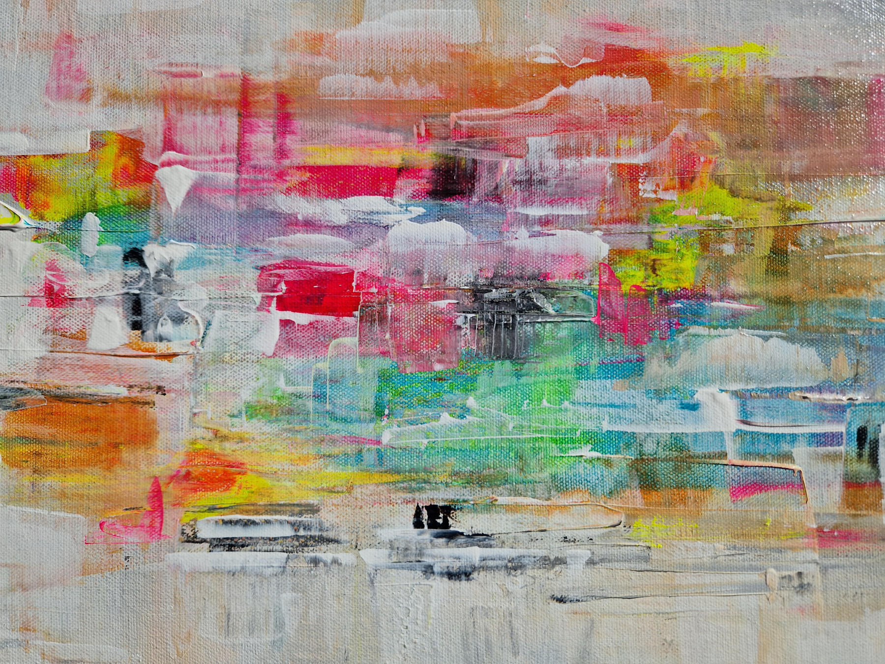 Sandrine Hartmann, Jazzy, painting - Artalistic online contemporary art buying and selling gallery