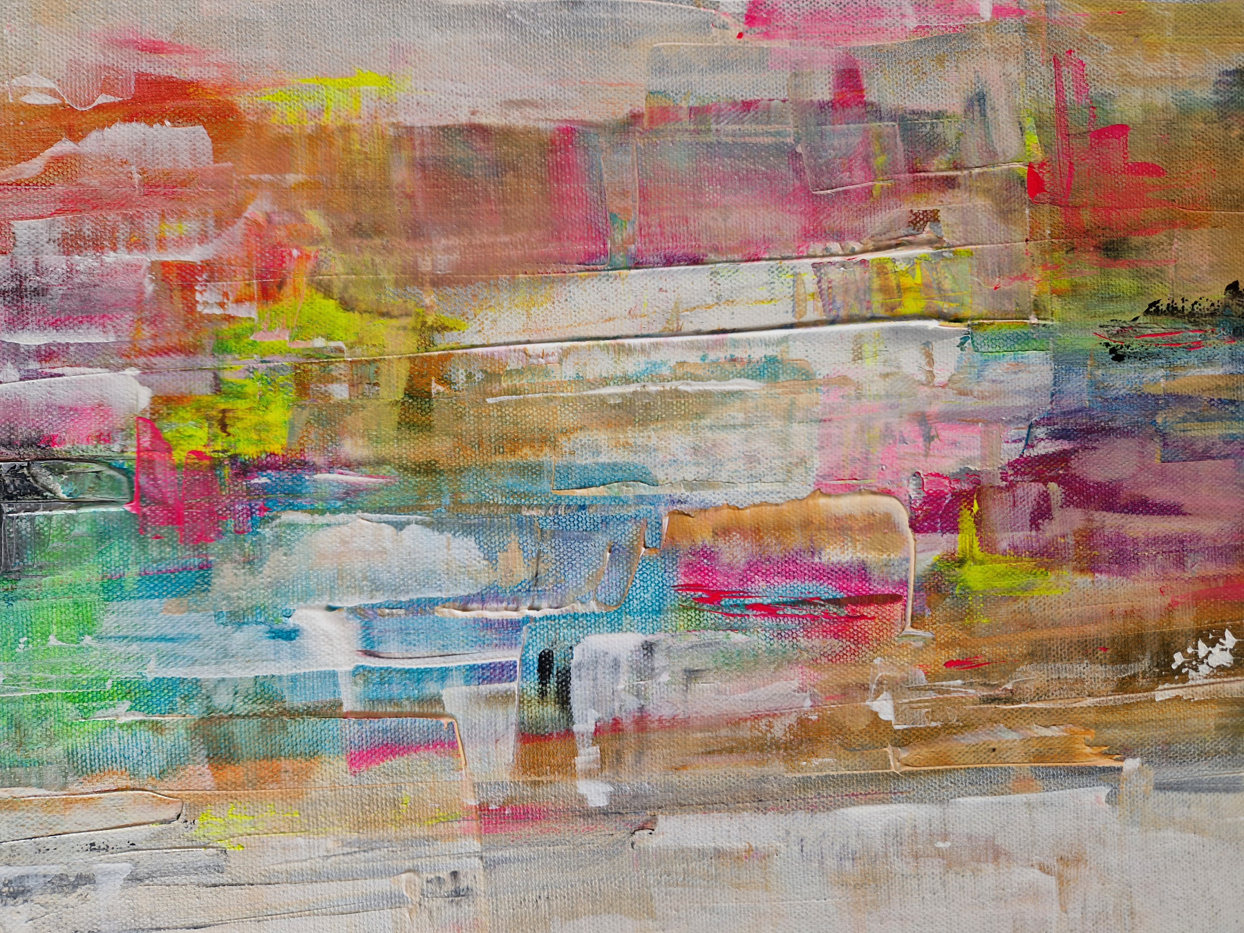 Sandrine Hartmann, Jazzy, painting - Artalistic online contemporary art buying and selling gallery
