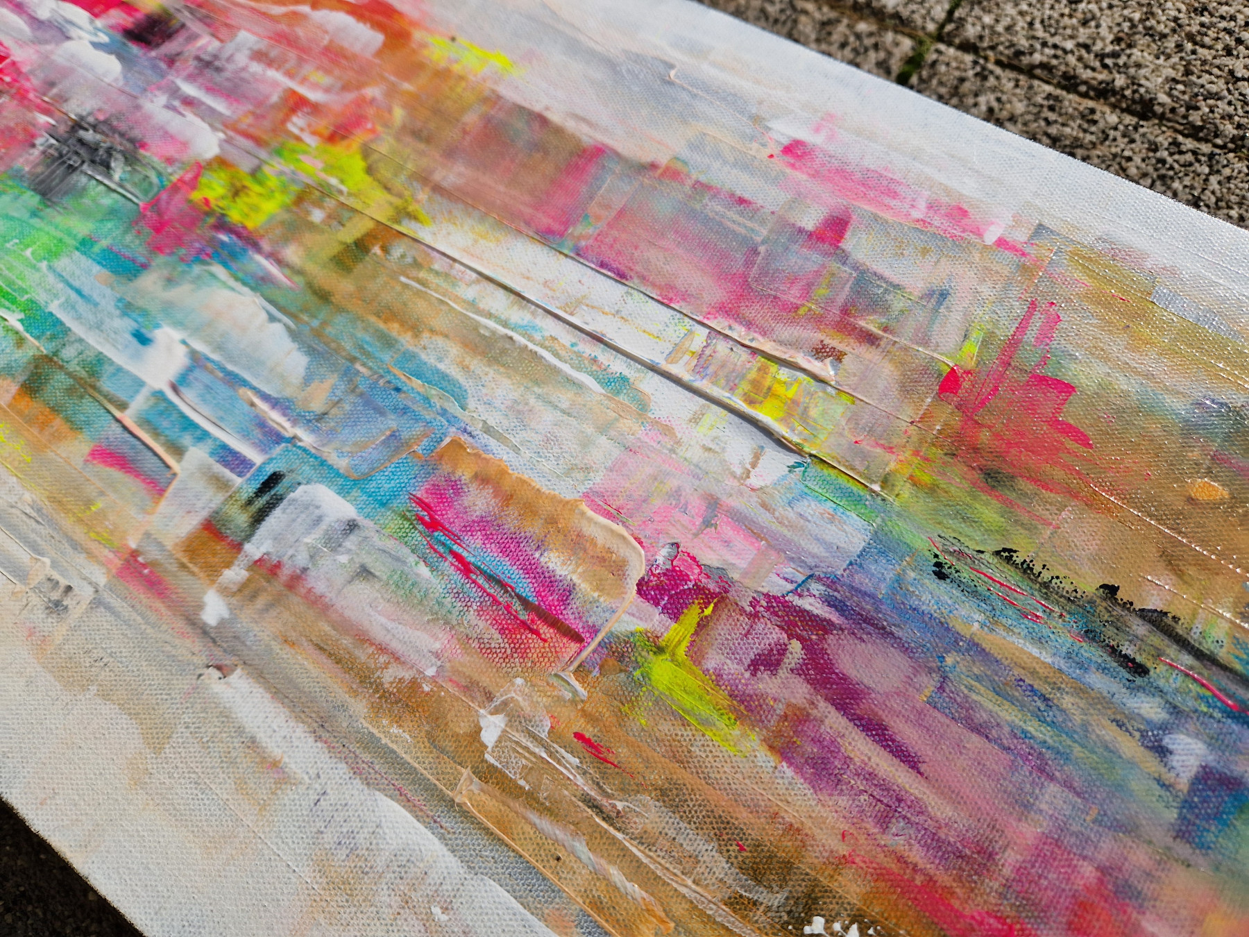 Sandrine Hartmann, Jazzy, painting - Artalistic online contemporary art buying and selling gallery