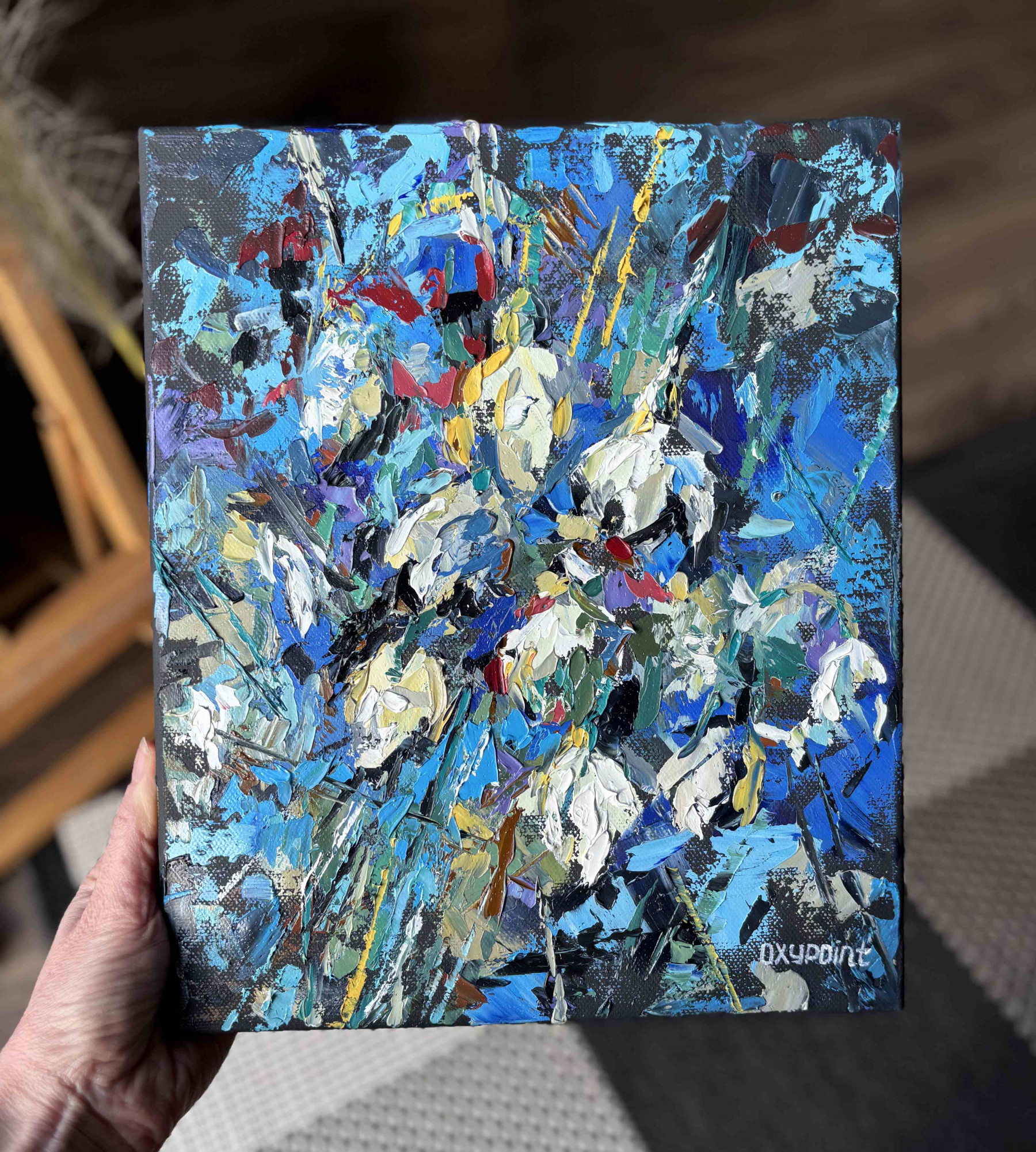 Oxypoint, Spring bouquet, painting - Artalistic online contemporary art buying and selling gallery
