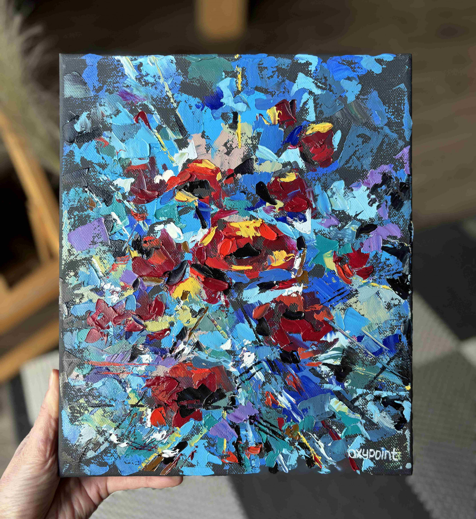 Oxypoint, Summer bouquet, painting - Artalistic online contemporary art buying and selling gallery