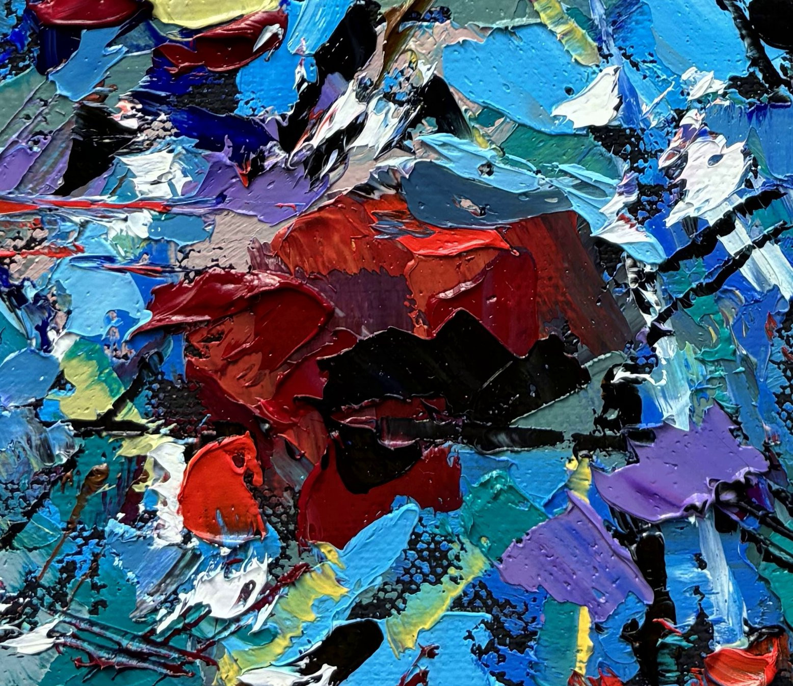Oxypoint, Summer bouquet, painting - Artalistic online contemporary art buying and selling gallery