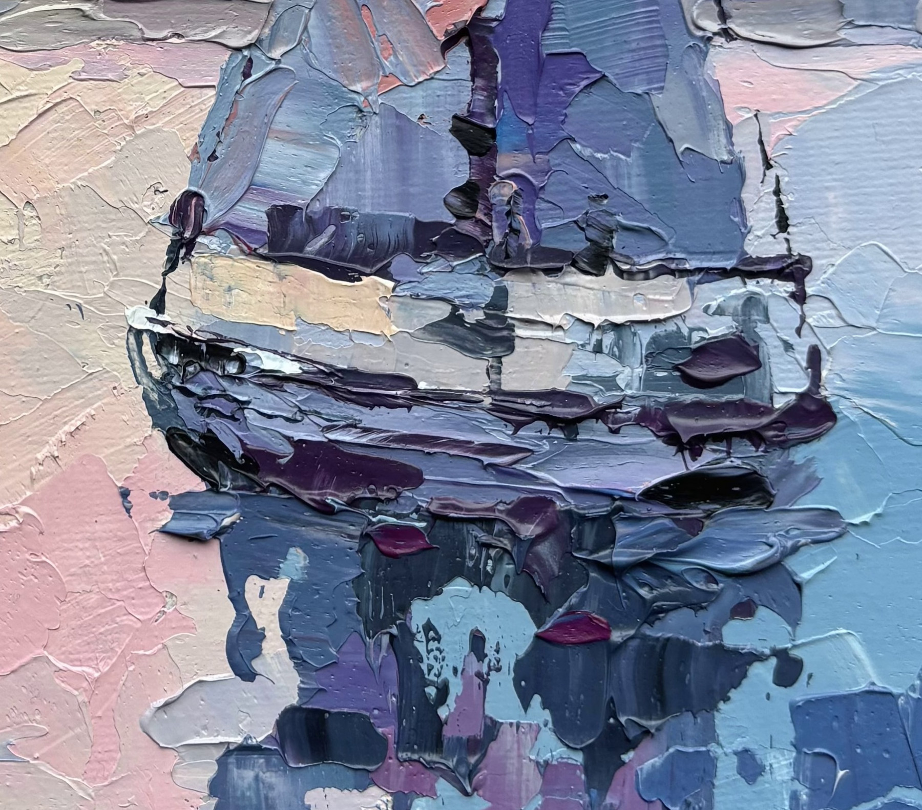 Oxypoint, Serenity at Sunset on the Sea I, painting - Artalistic online contemporary art buying and selling gallery