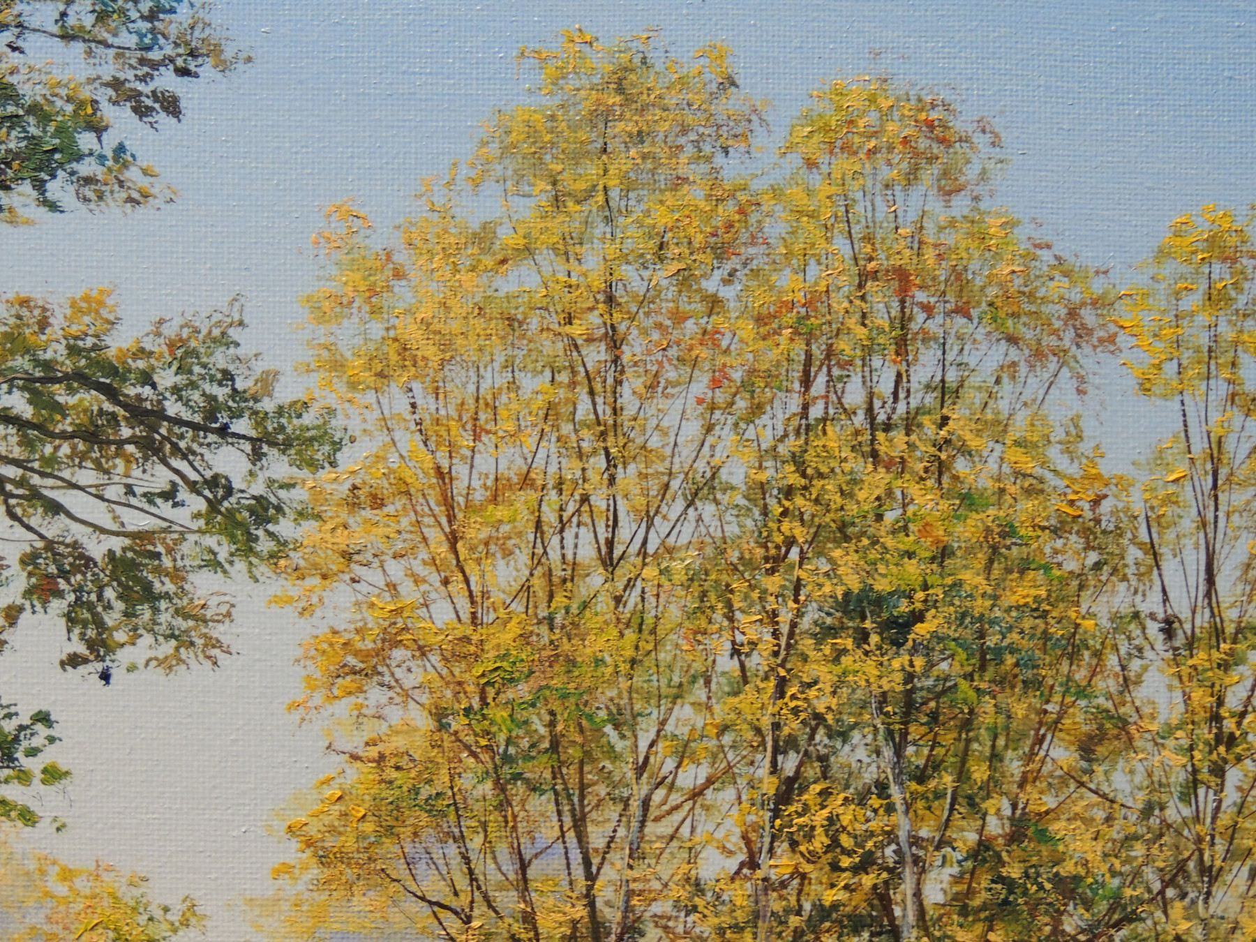 Oleg Riabchuk, When summer meets Autumn, painting - Artalistic online contemporary art buying and selling gallery