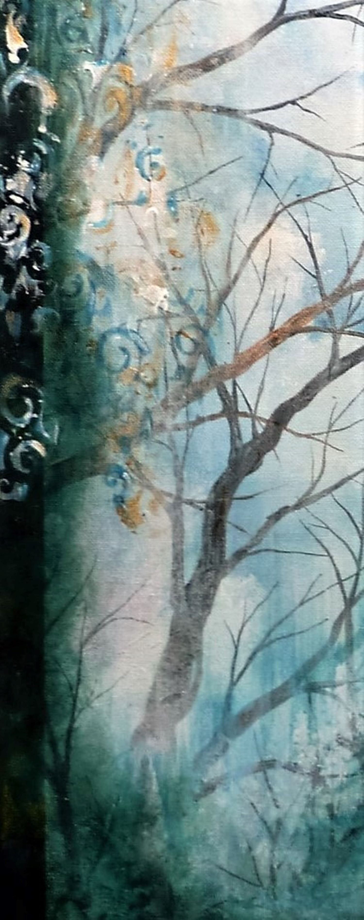 Anne Robin, A travers le givre, painting - Artalistic online contemporary art buying and selling gallery