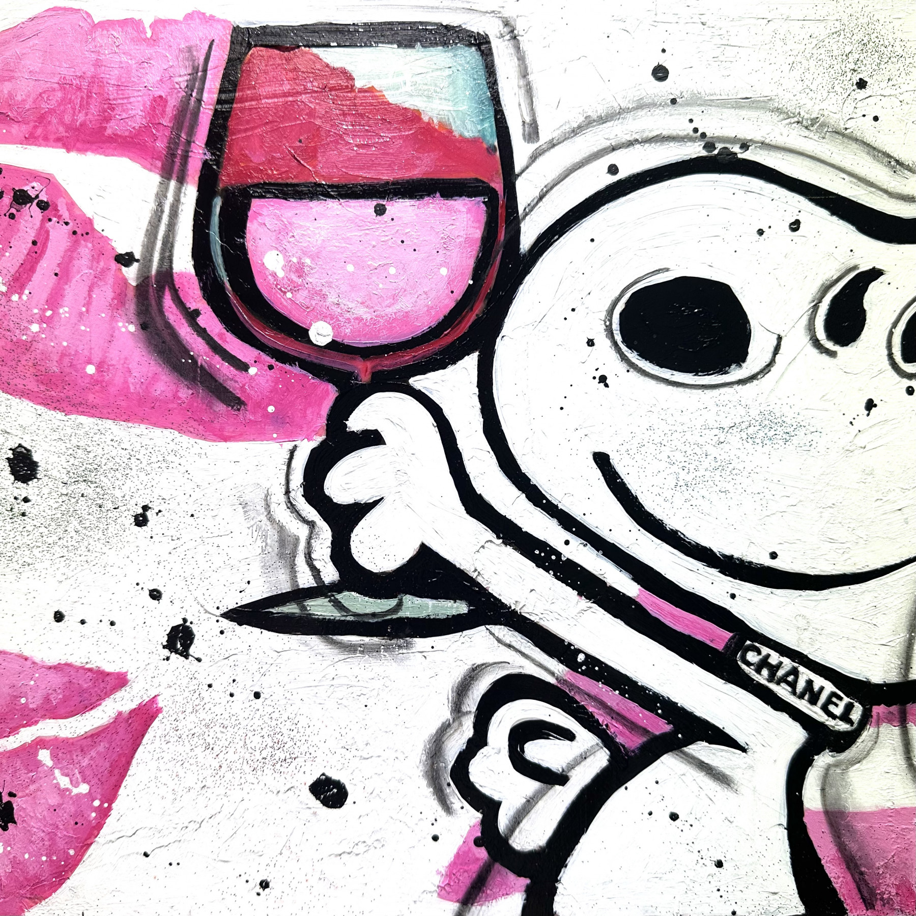 Patrick Cornée, Snoopy, painting - Artalistic online contemporary art buying and selling gallery
