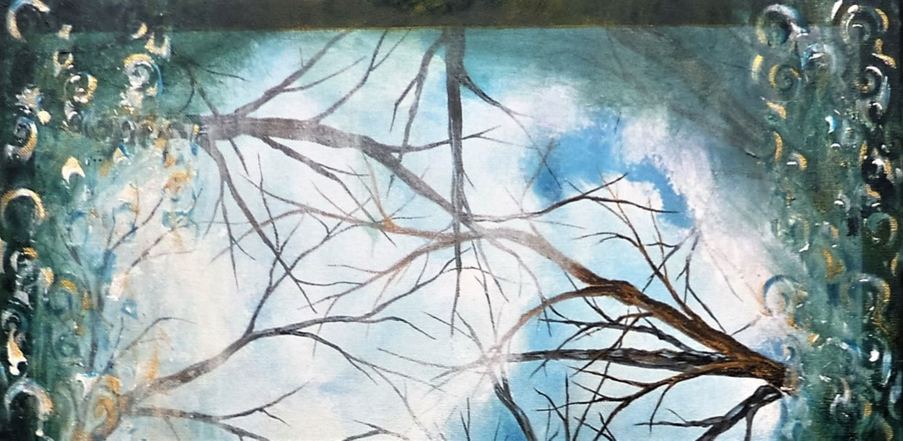 Anne Robin, A travers le givre, painting - Artalistic online contemporary art buying and selling gallery