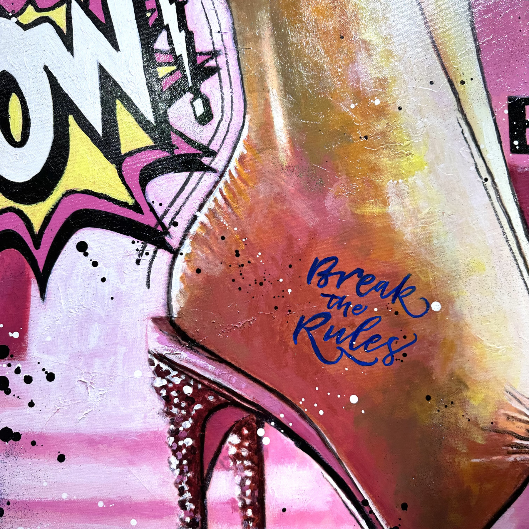 Patrick Cornée, Barbie, break the rules, painting - Artalistic online contemporary art buying and selling gallery