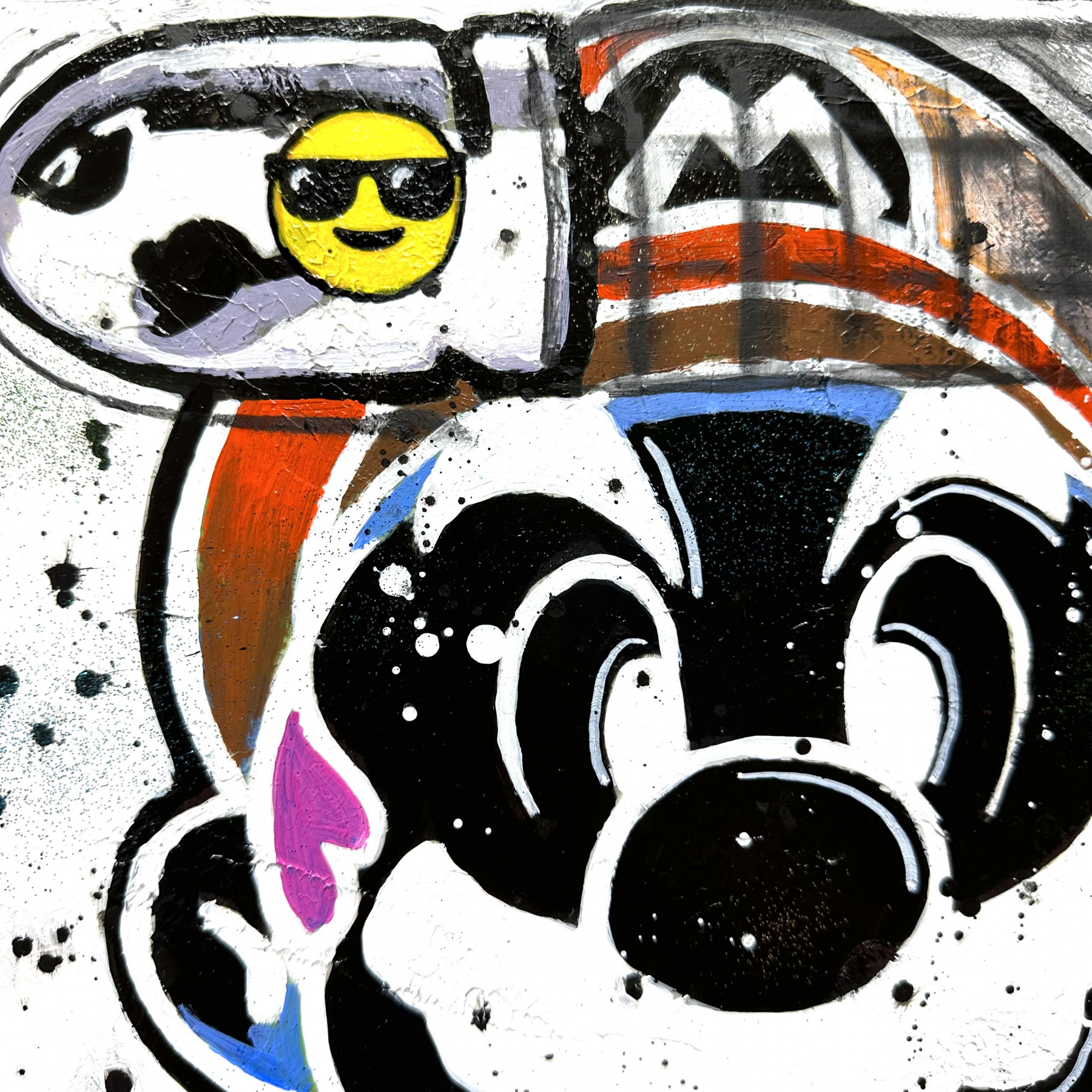 Patrick Cornée, Super Mario pop Dior, painting - Artalistic online contemporary art buying and selling gallery