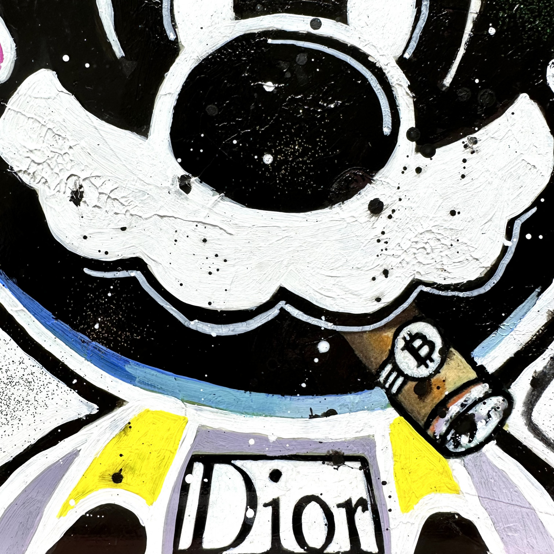 Patrick Cornée, Super Mario pop Dior, painting - Artalistic online contemporary art buying and selling gallery
