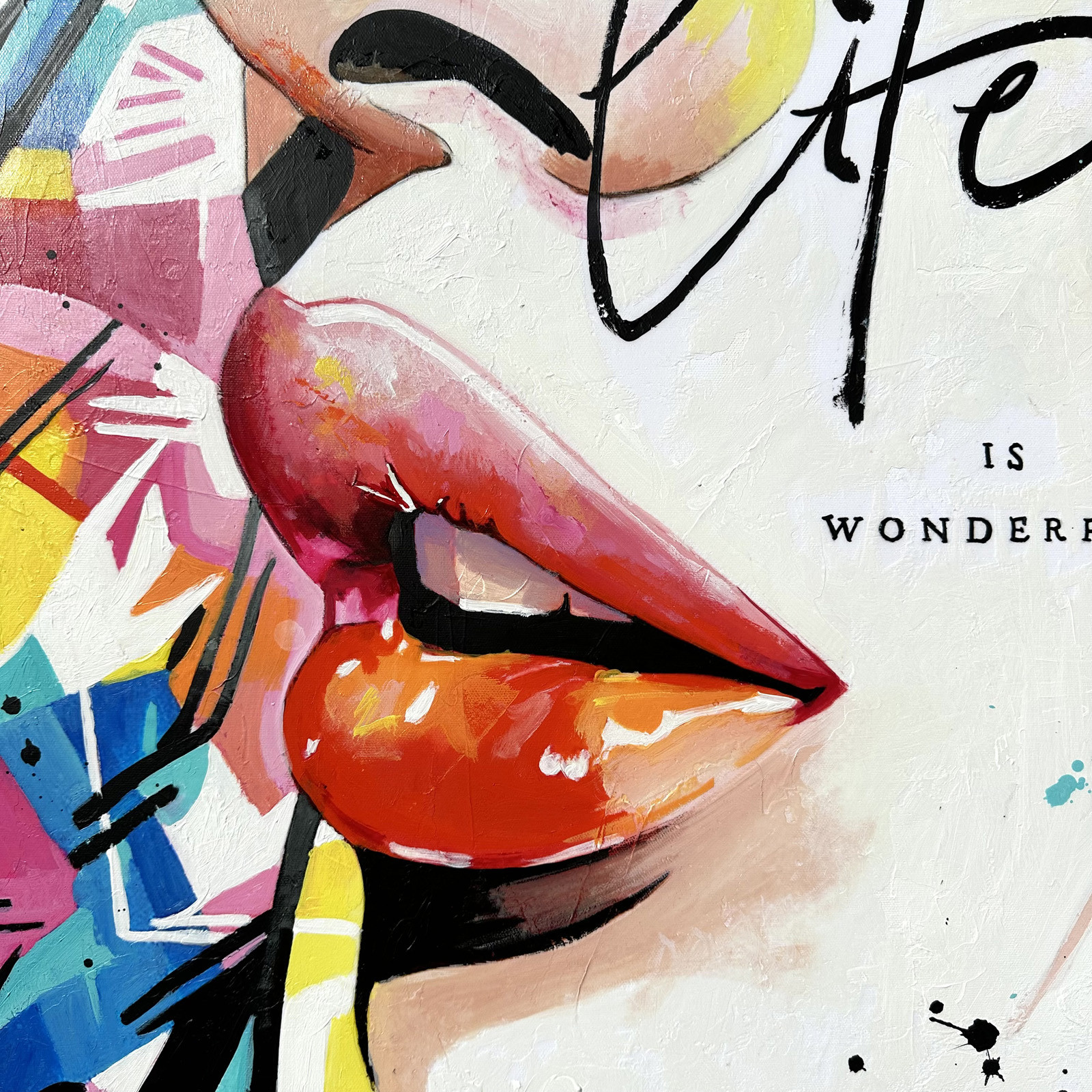Patrick Cornée, Life is wonderful, painting - Artalistic online contemporary art buying and selling gallery