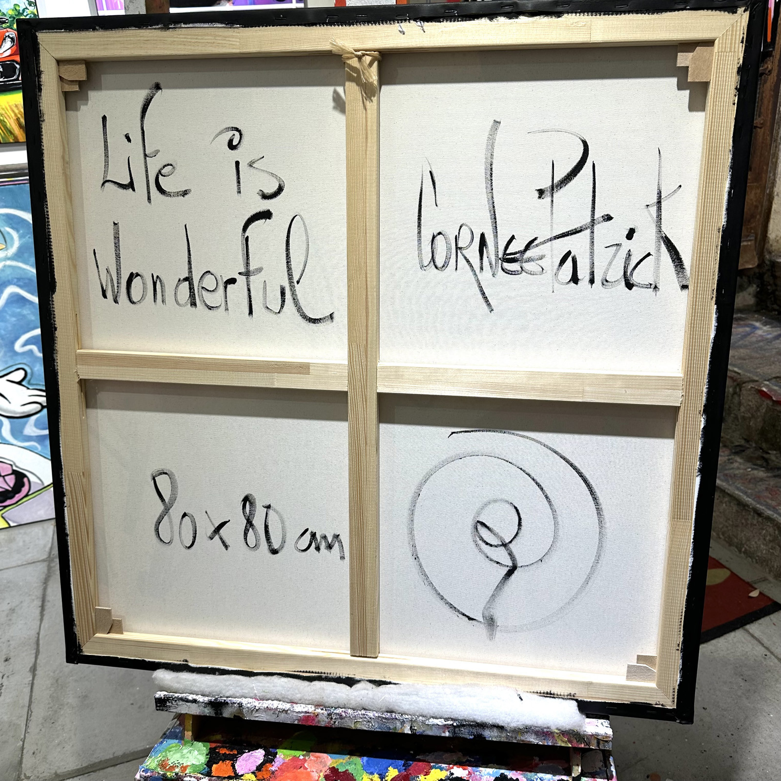 Patrick Cornée, Life is wonderful, painting - Artalistic online contemporary art buying and selling gallery