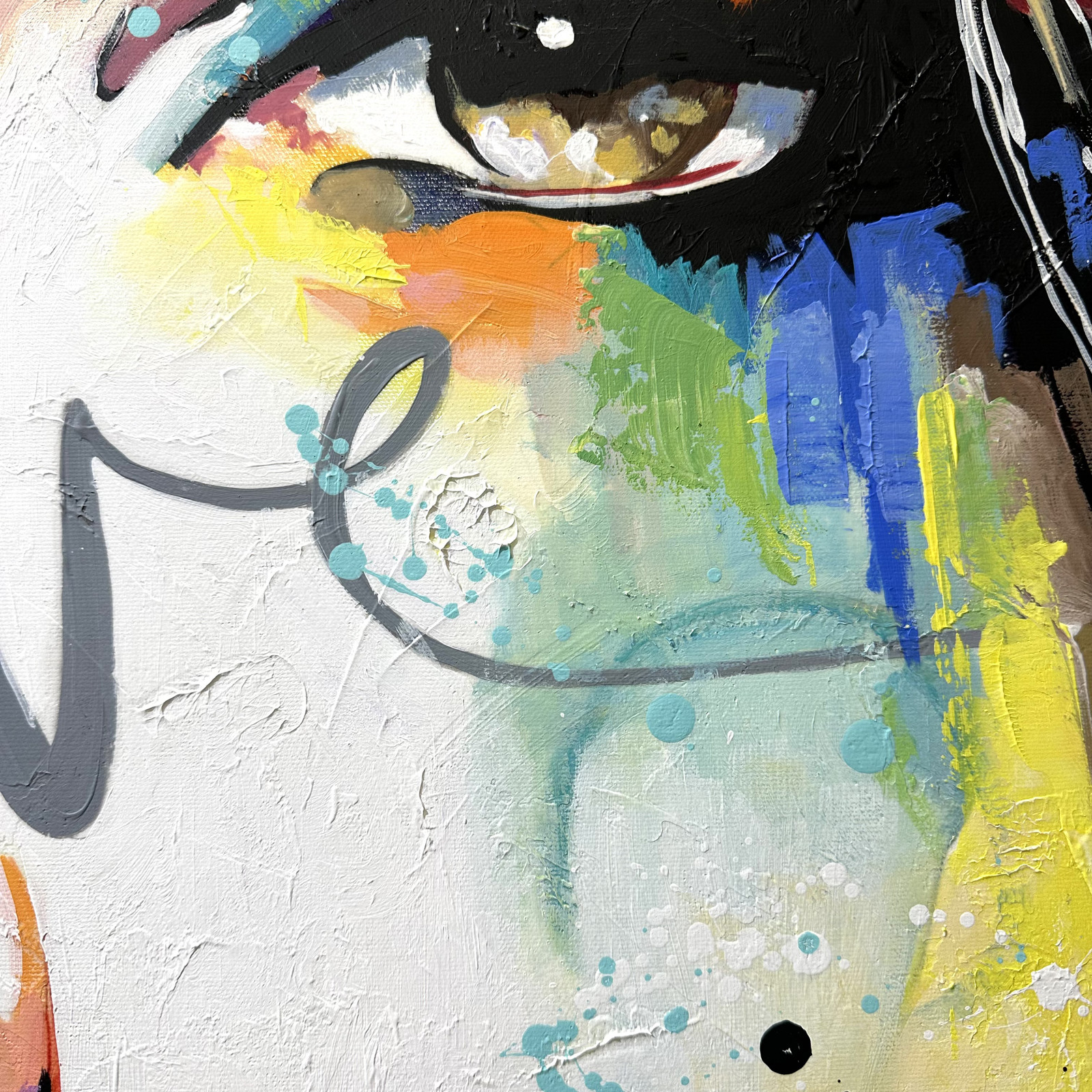 Patrick Cornée, Live in the moment, painting - Artalistic online contemporary art buying and selling gallery