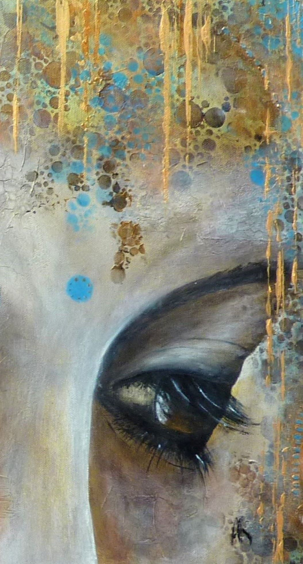Anne Robin, Principessa, painting - Artalistic online contemporary art buying and selling gallery
