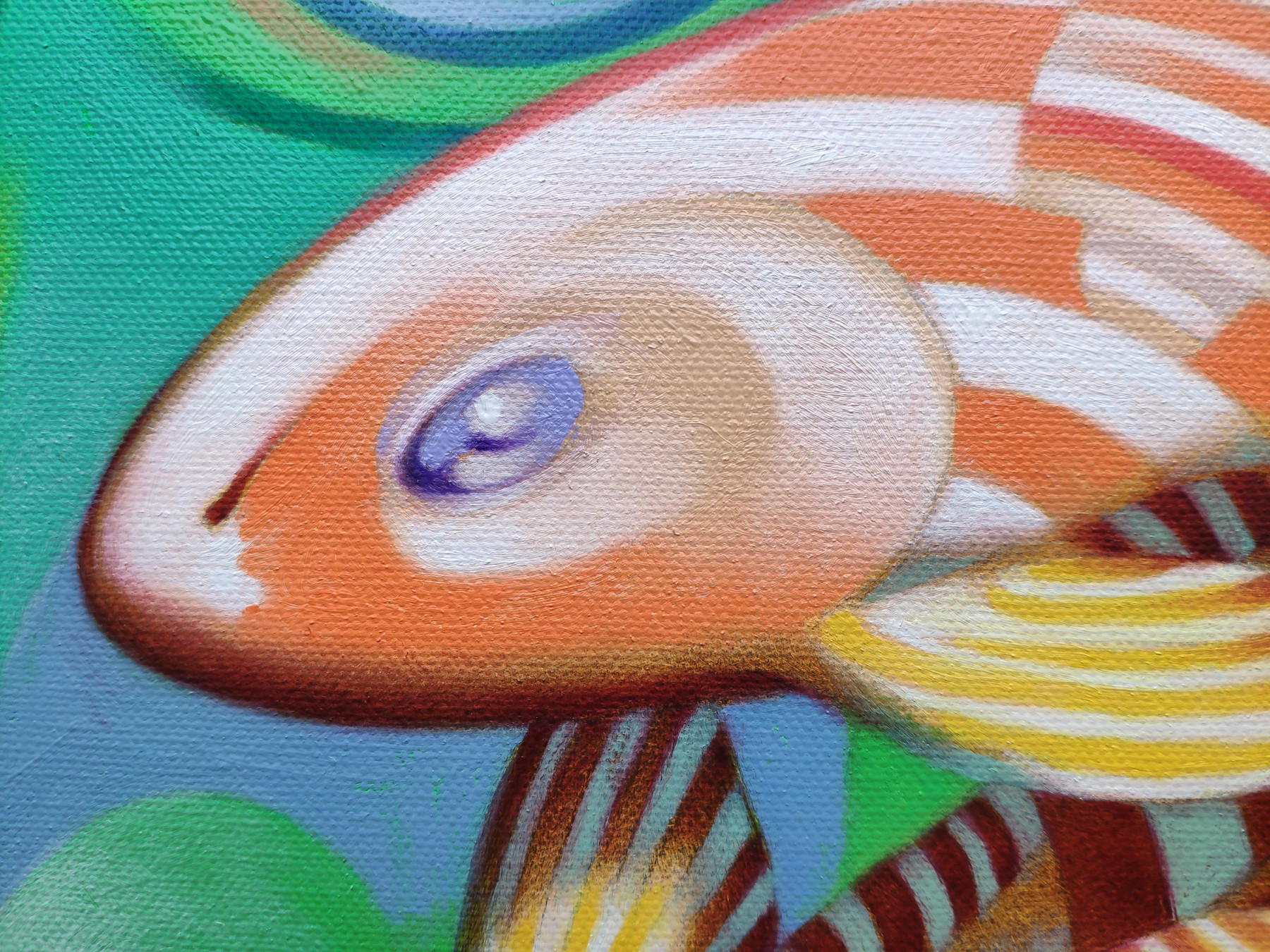 Federico Cortese, Fish, painting - Artalistic online contemporary art buying and selling gallery