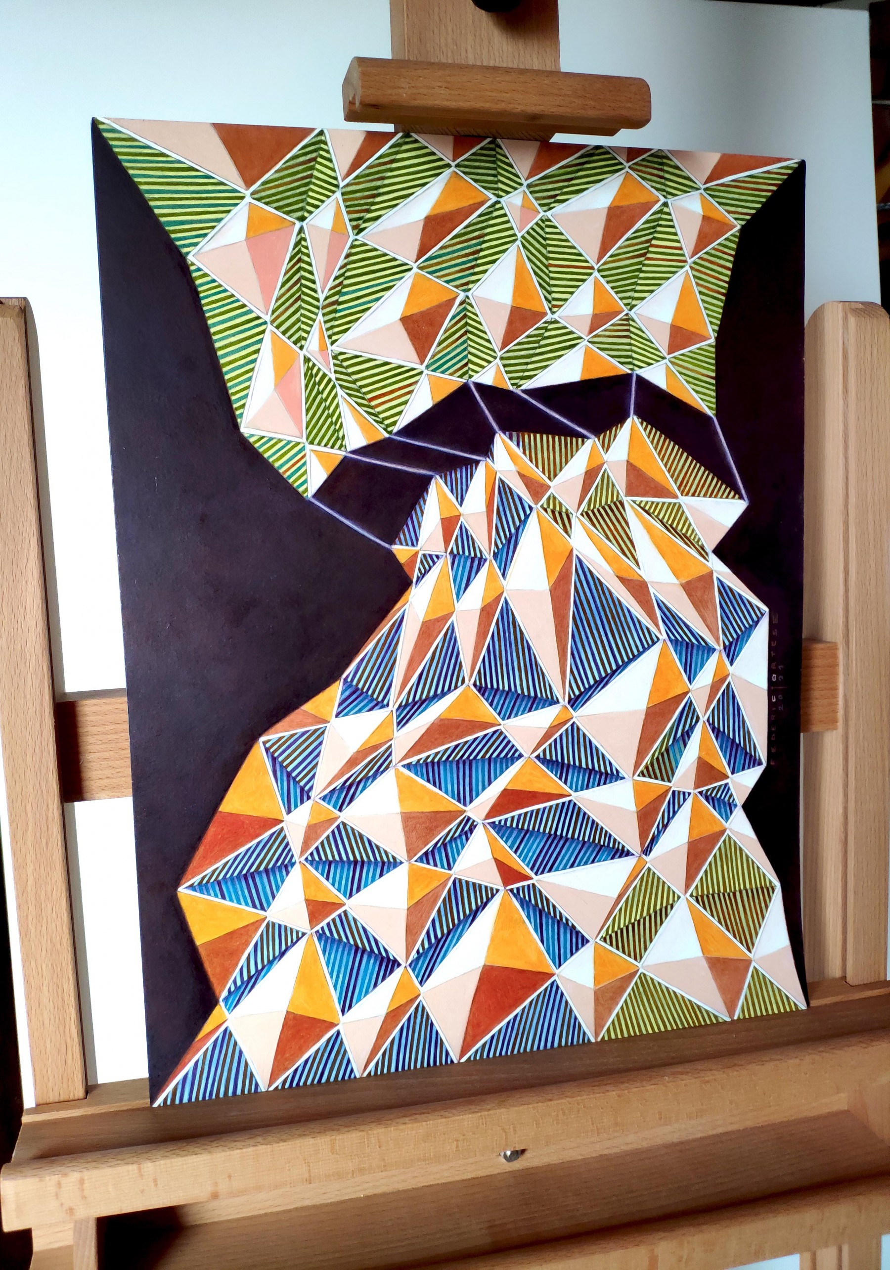 Federico Cortese, Grid number 4, painting - Artalistic online contemporary art buying and selling gallery