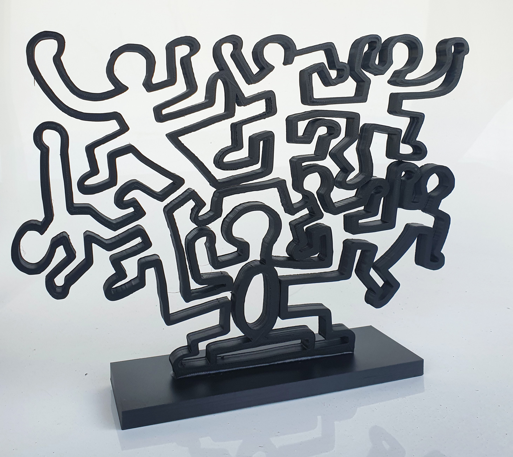 PyB, Pyramide Pop Haring, sculpture - Artalistic online contemporary art buying and selling gallery