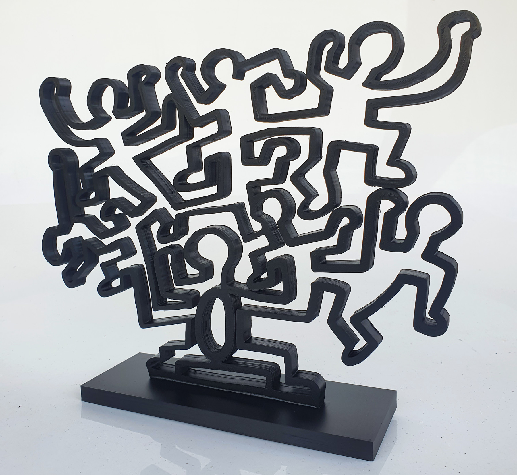 PyB, Pyramide Pop Haring, sculpture - Artalistic online contemporary art buying and selling gallery