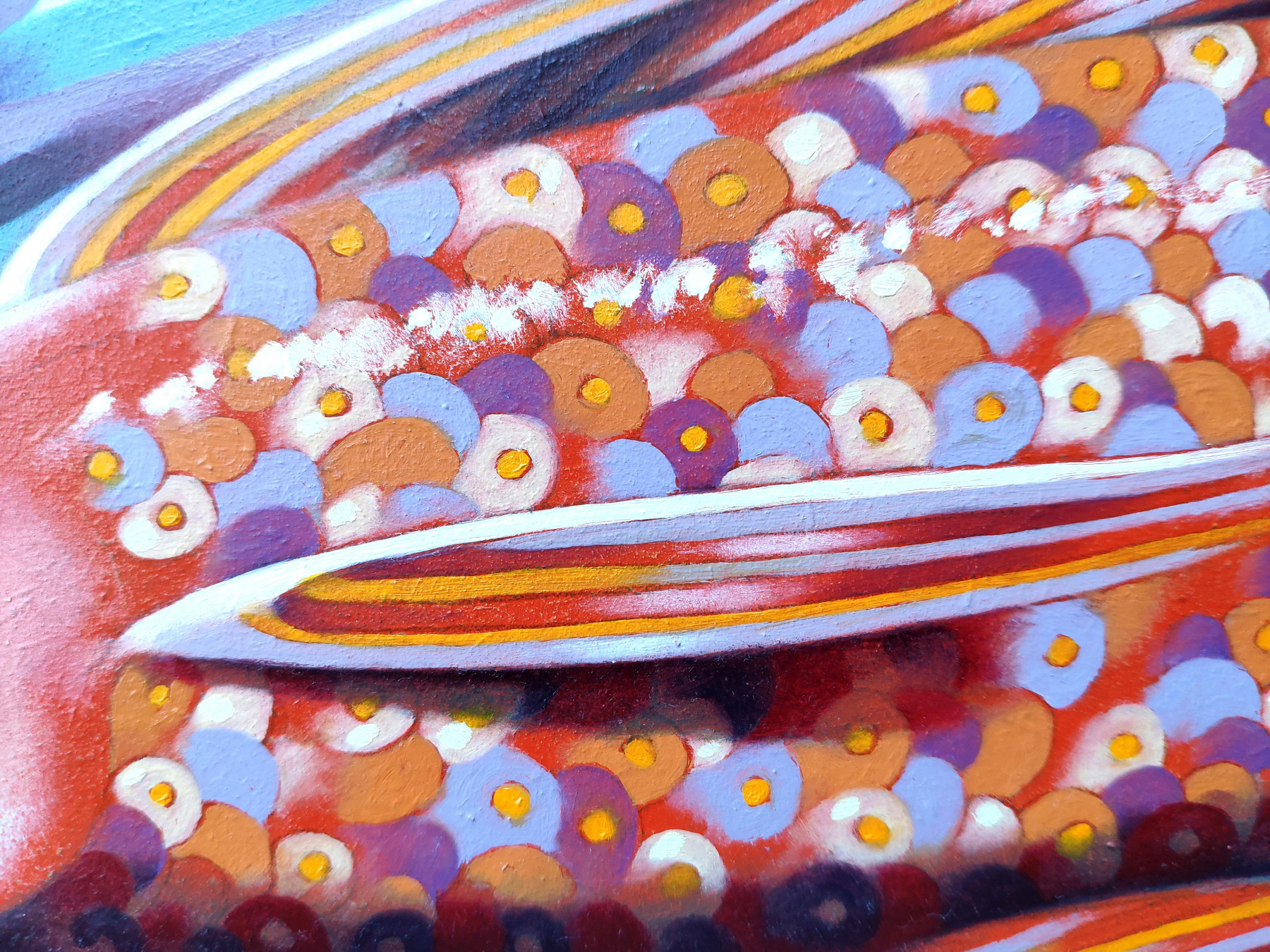 Federico Cortese, Little fish, painting - Artalistic online contemporary art buying and selling gallery