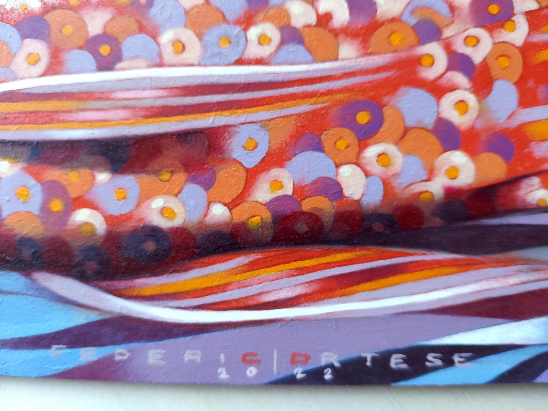 Federico Cortese, Little fish, painting - Artalistic online contemporary art buying and selling gallery