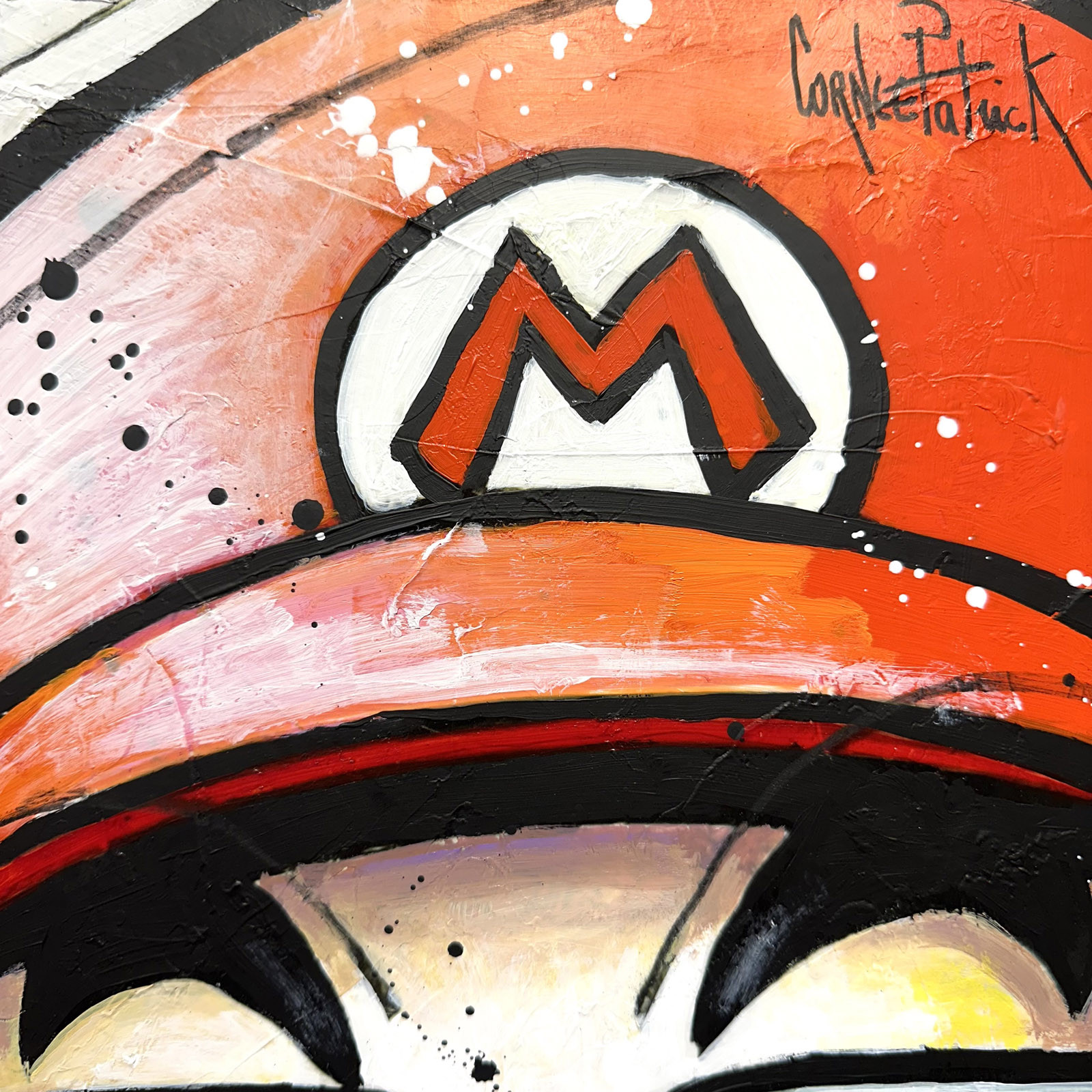 Patrick Cornée, Weekend de super Mario, painting - Artalistic online contemporary art buying and selling gallery