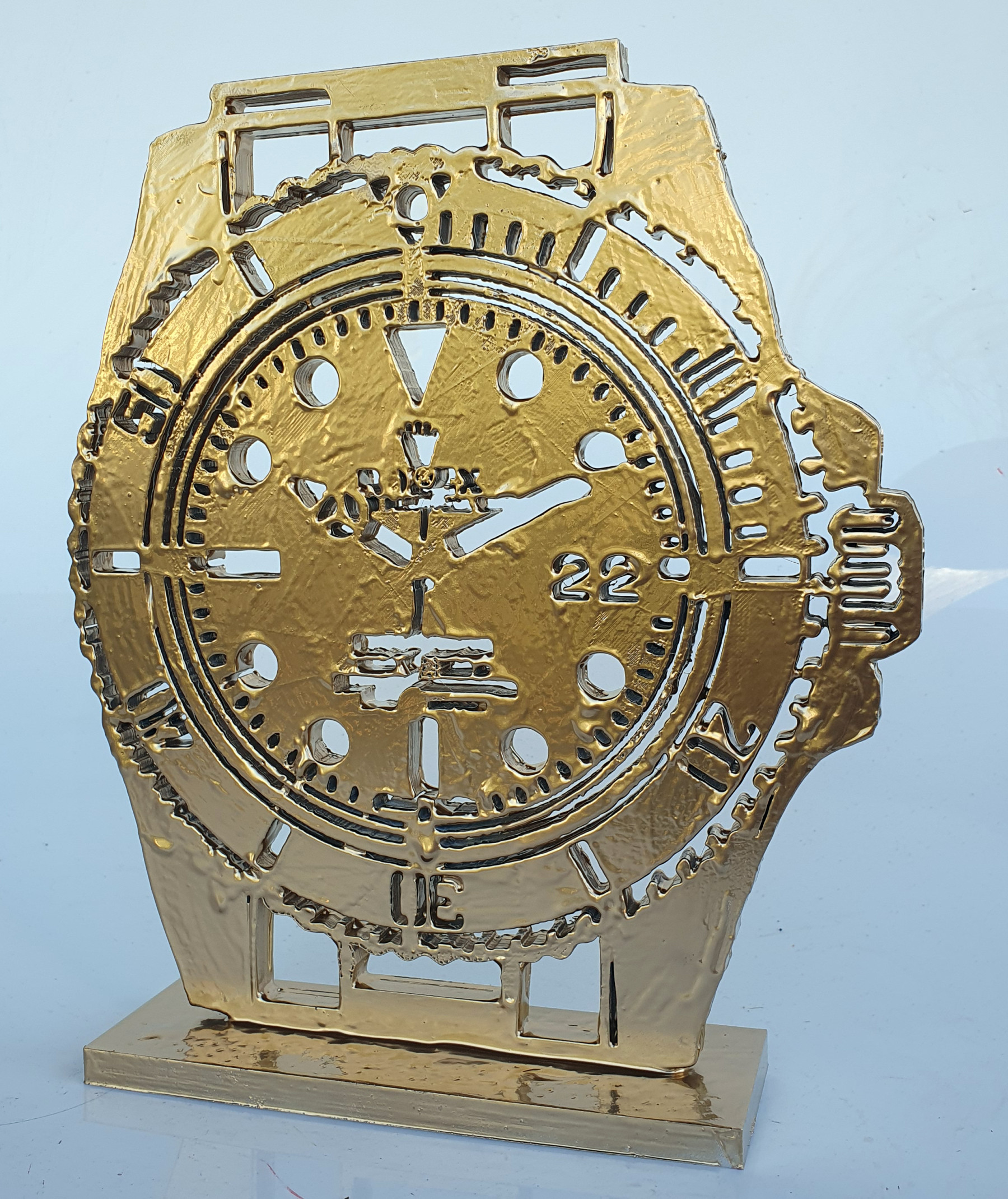 Spaco, Rolex submariner gold, sculpture - Artalistic online contemporary art buying and selling gallery