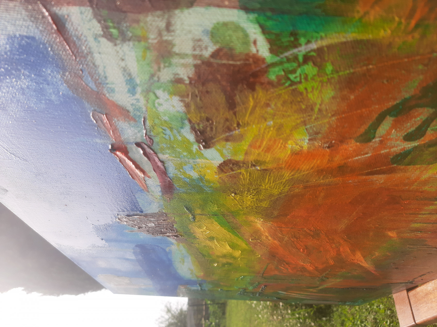 A-Wibaa, Umbria Landscape, painting - Artalistic online contemporary art buying and selling gallery