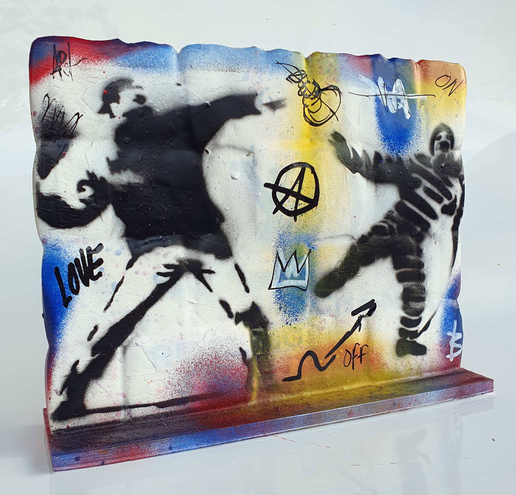 Spaco, Wall street Banksy, sculpture - Artalistic online contemporary art buying and selling gallery
