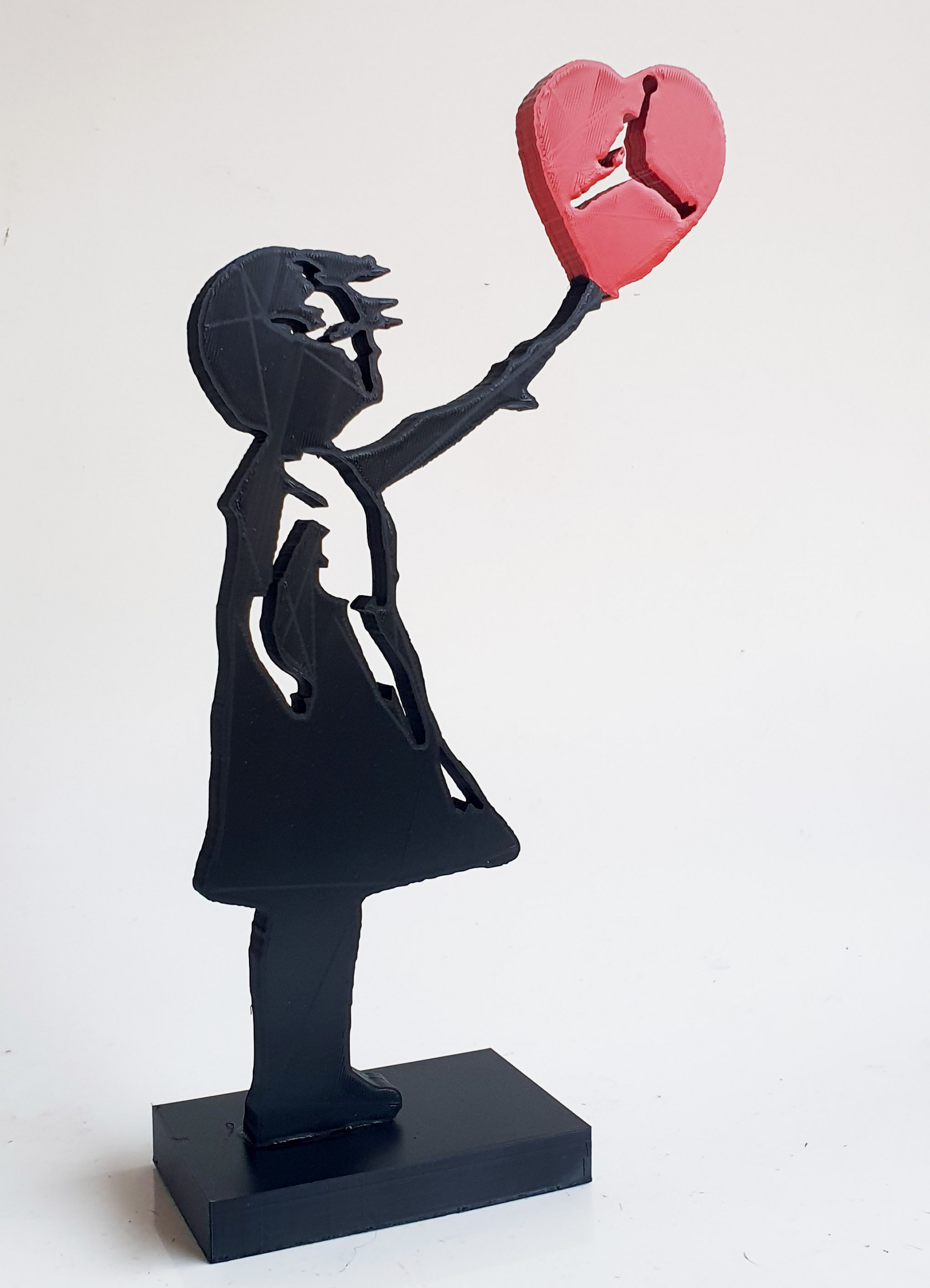 PyB, Girl Banksy Jordan, sculpture - Artalistic online contemporary art buying and selling gallery