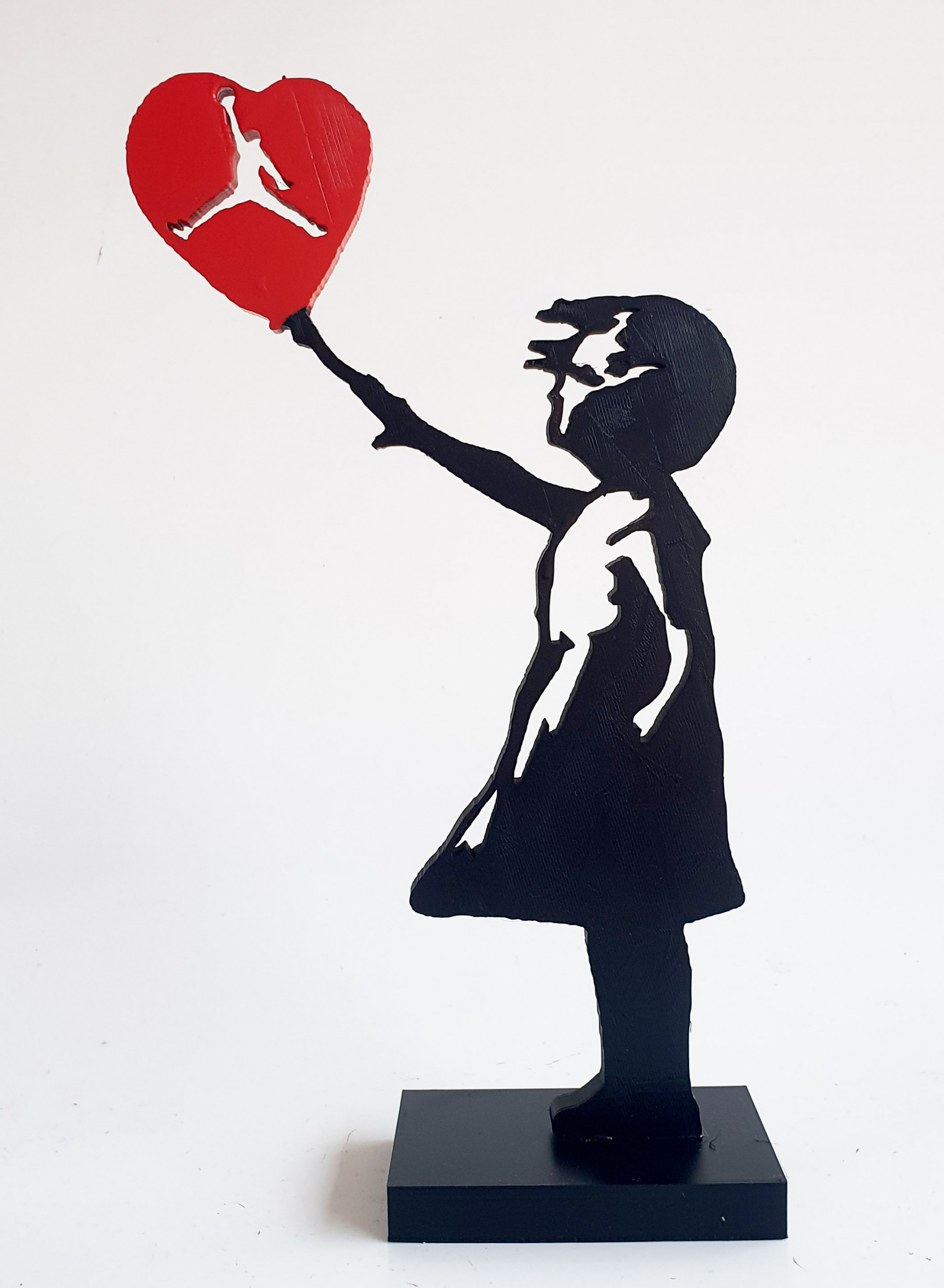 PyB, Girl Banksy Jordan, sculpture - Artalistic online contemporary art buying and selling gallery