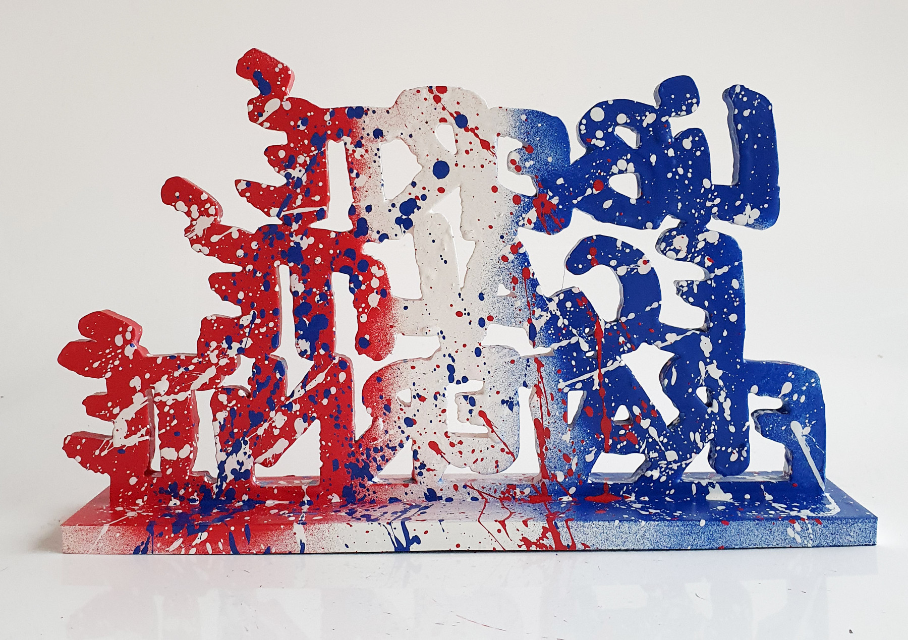 Spaco, Liberté, égalité, fraternité France, sculpture - Artalistic online contemporary art buying and selling gallery