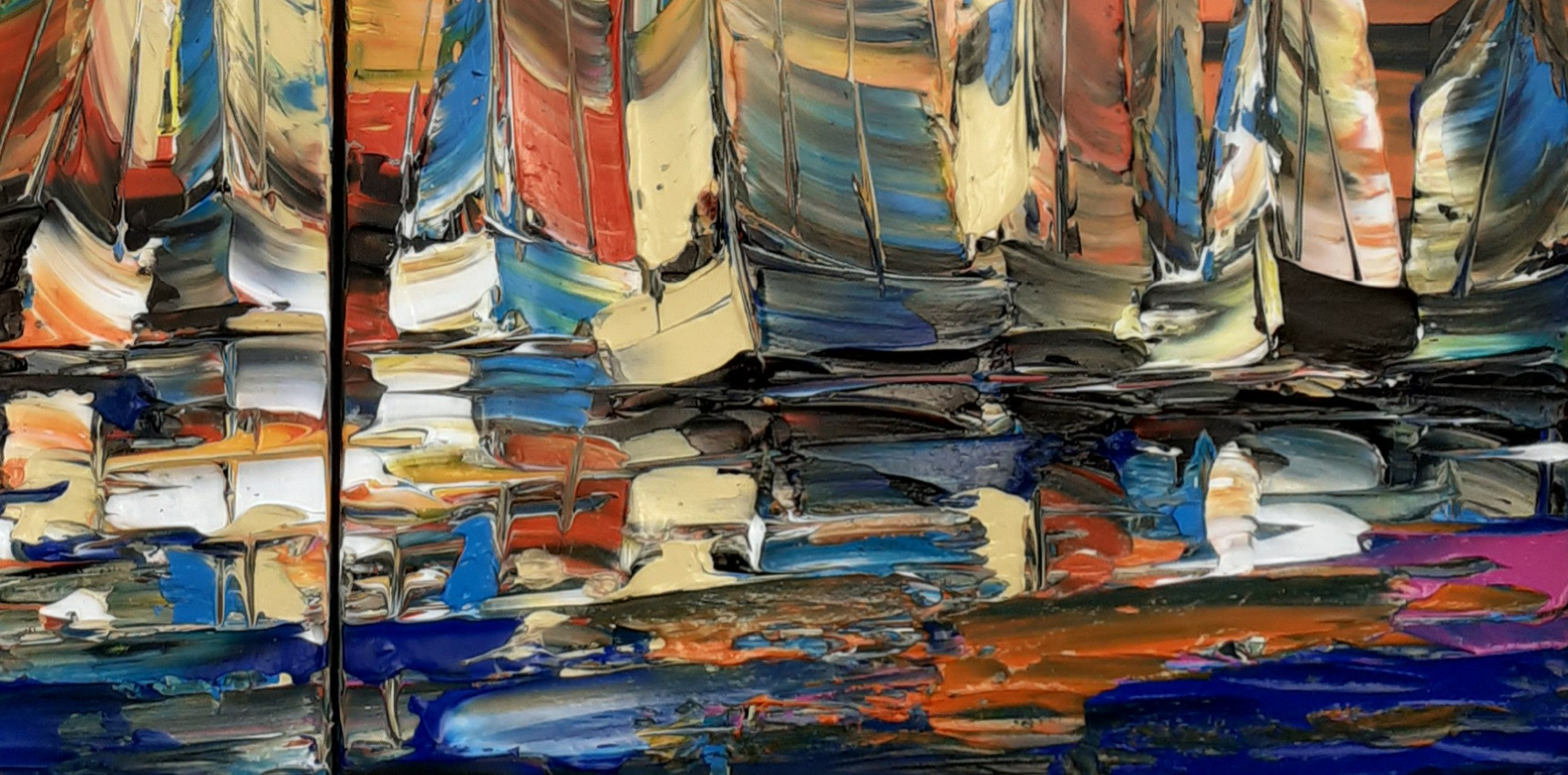 Janusz Kik, Retour tardif, painting - Artalistic online contemporary art buying and selling gallery