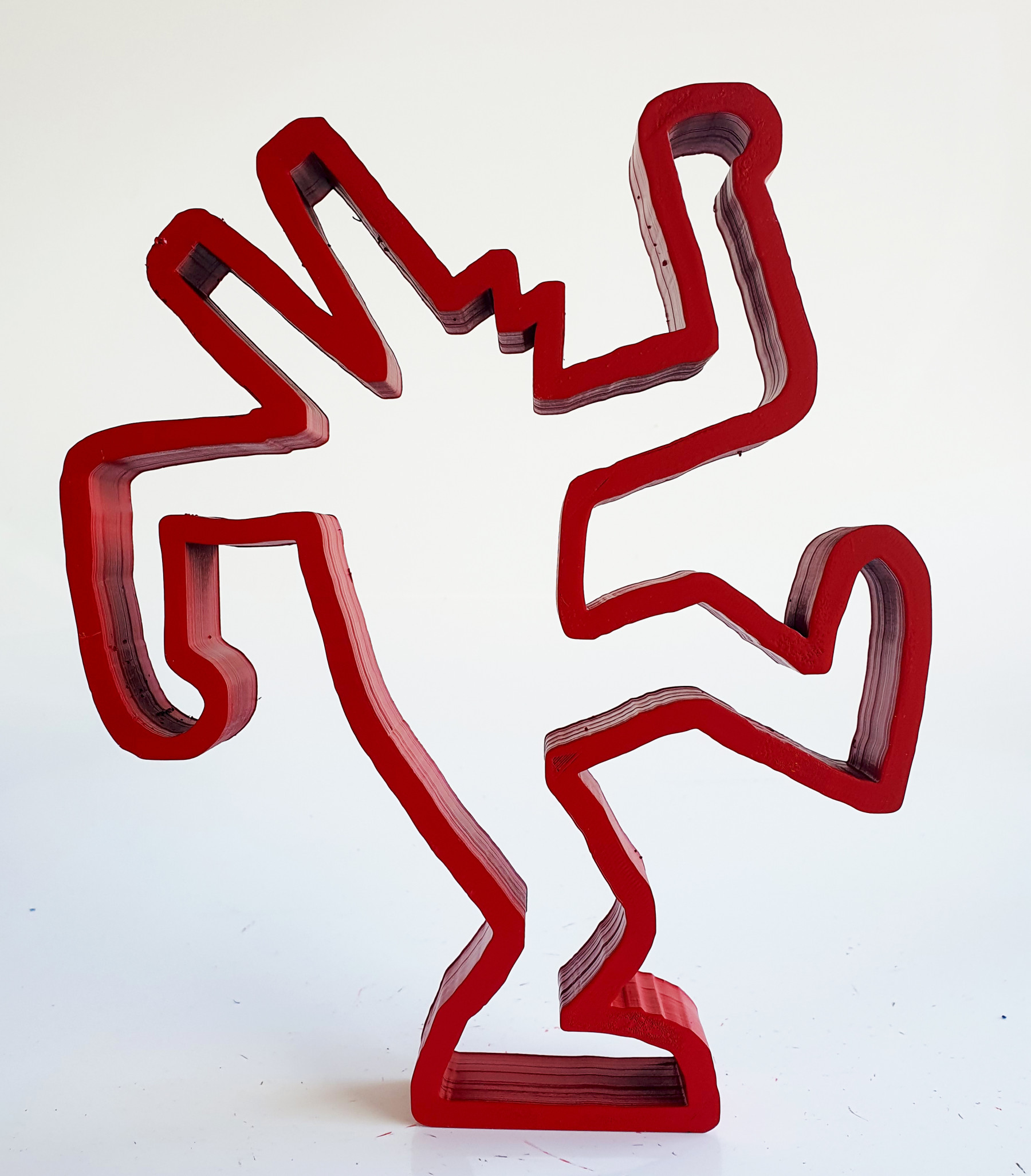 Spyddy, Chien dance Haring, sculpture - Artalistic online contemporary art buying and selling gallery